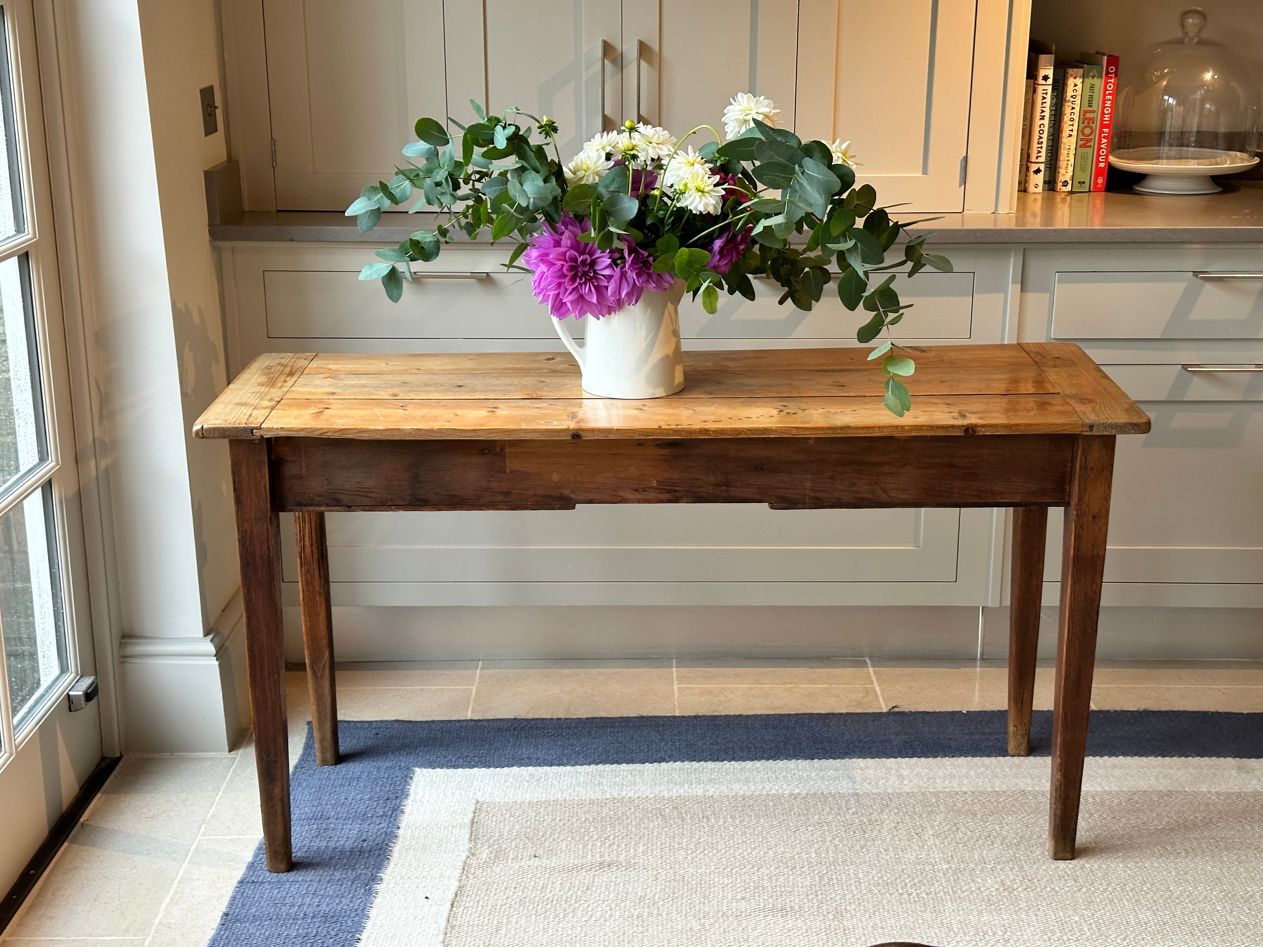 Small and Pretty Antique Pine Console