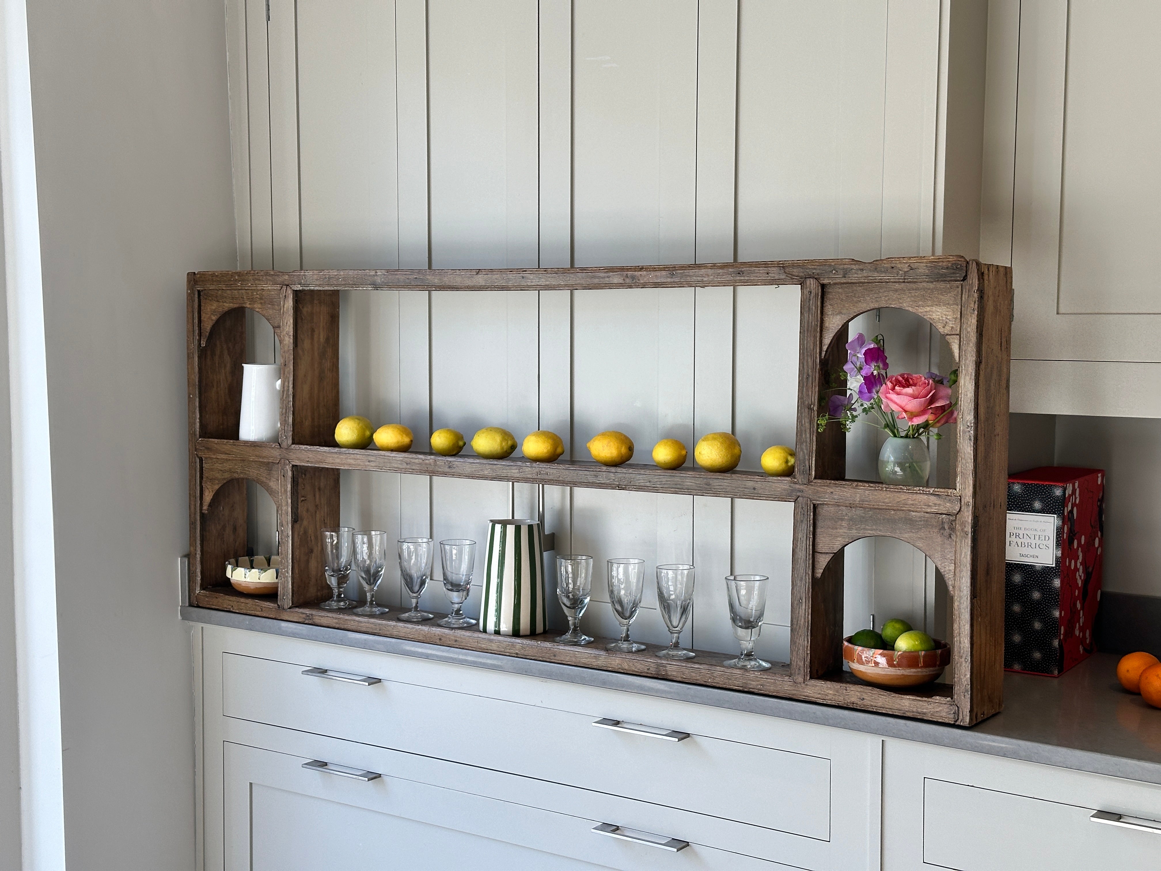 19th Century Solid Oak Rack