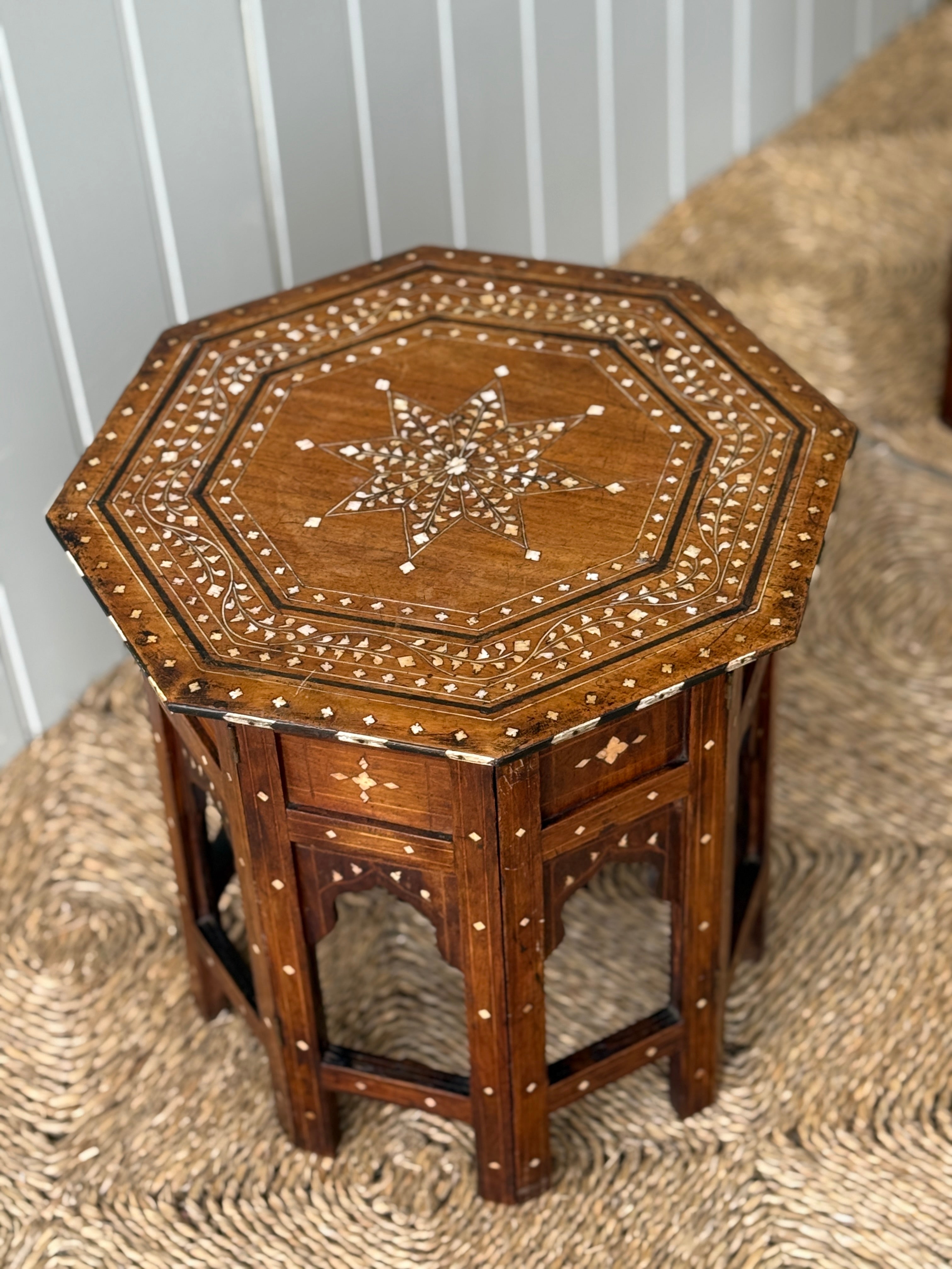 Octagonal Hoshiarpur Side Table