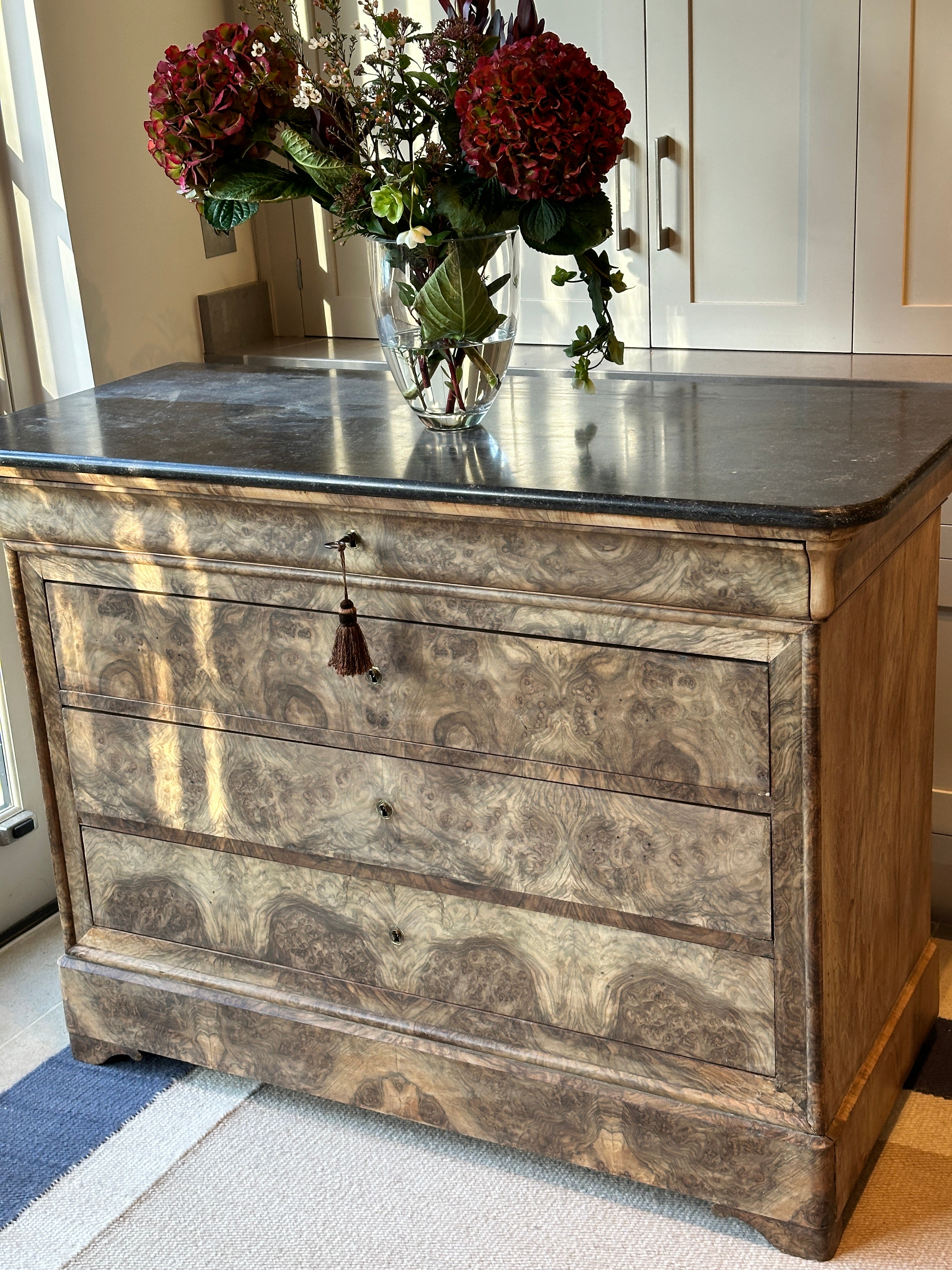 Bleached Walnut Commode