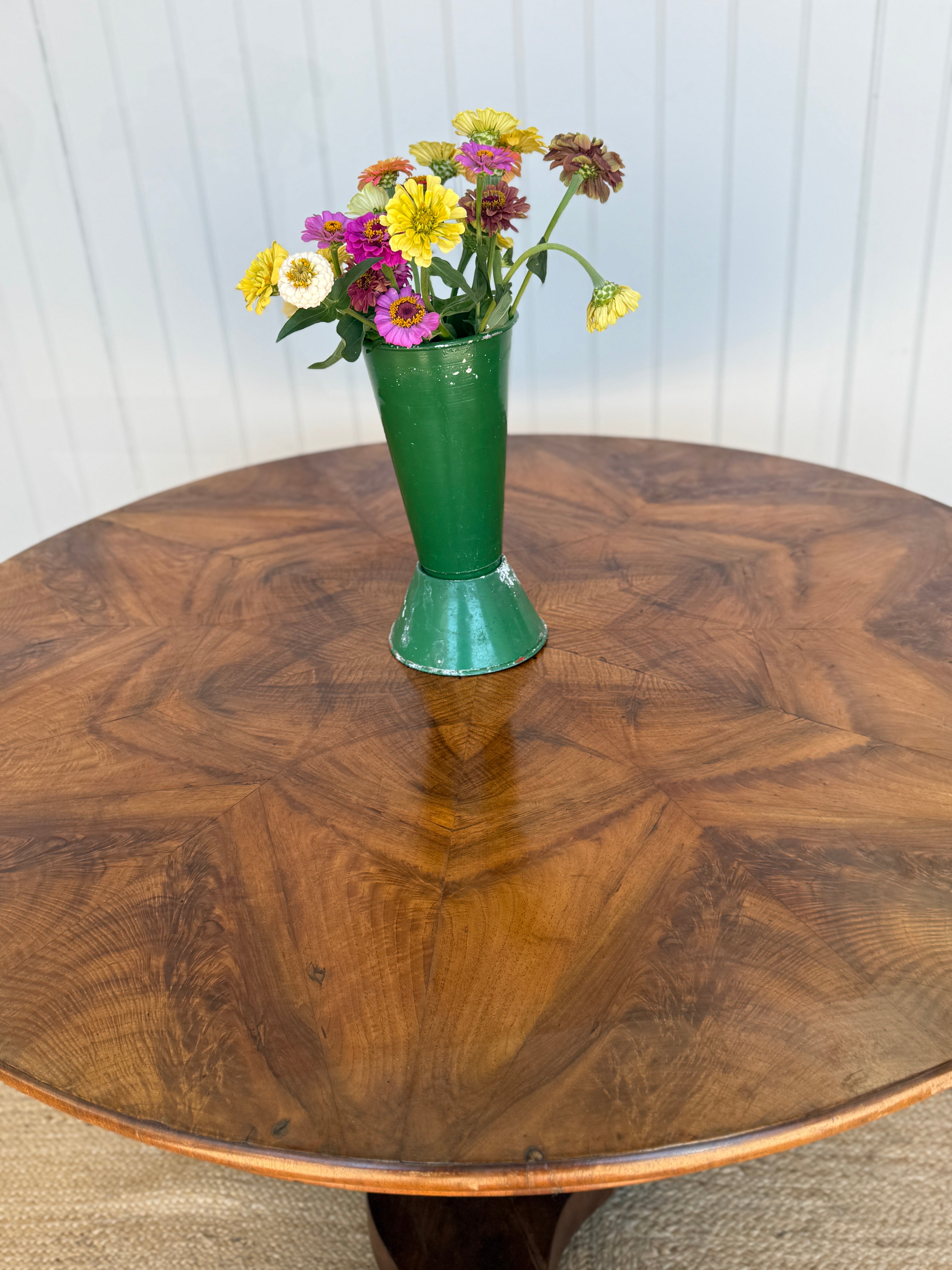 19th Century Walnut Book Matched CentreTable