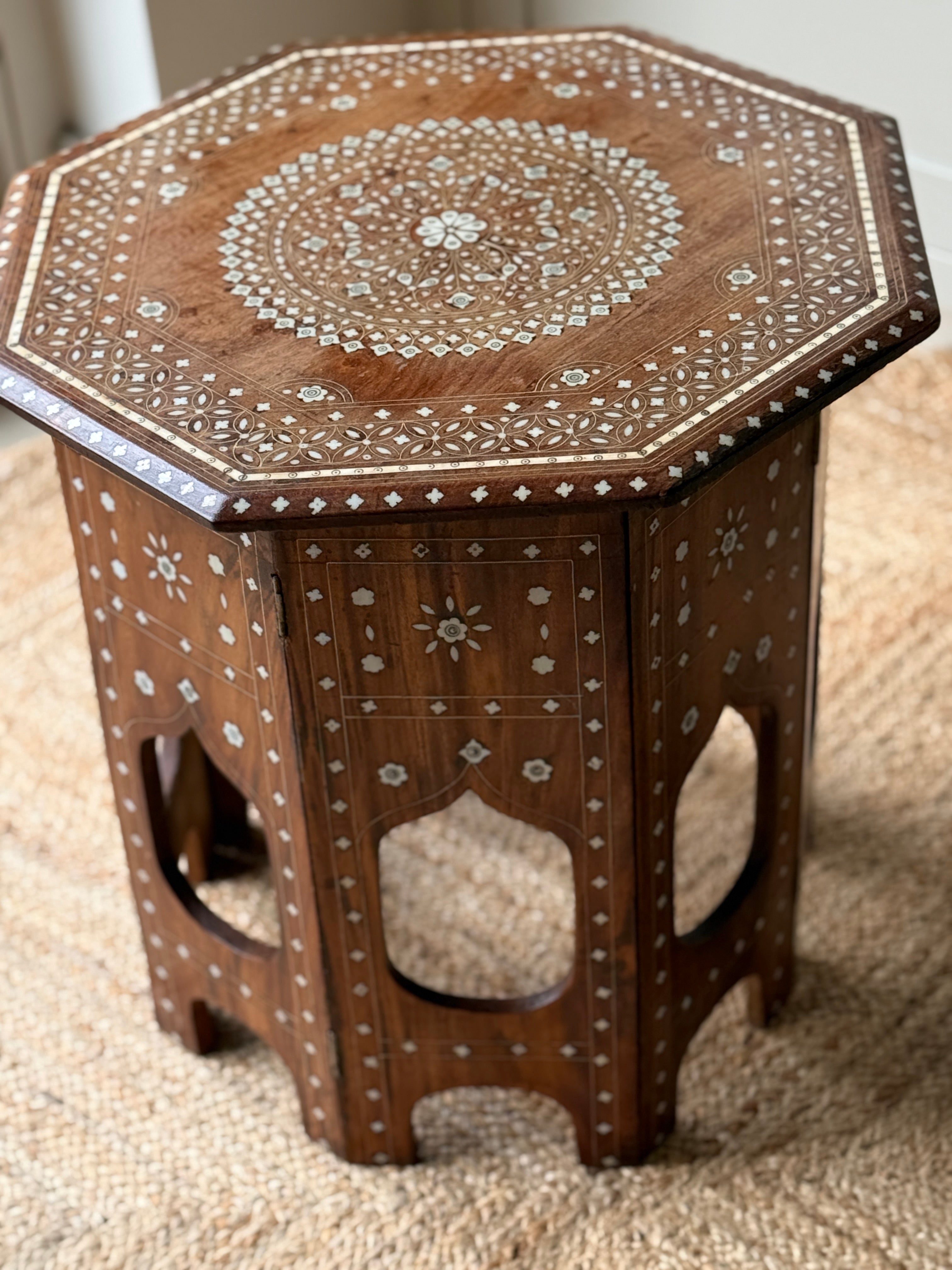 Octagonal Hoshiarpur Side Table