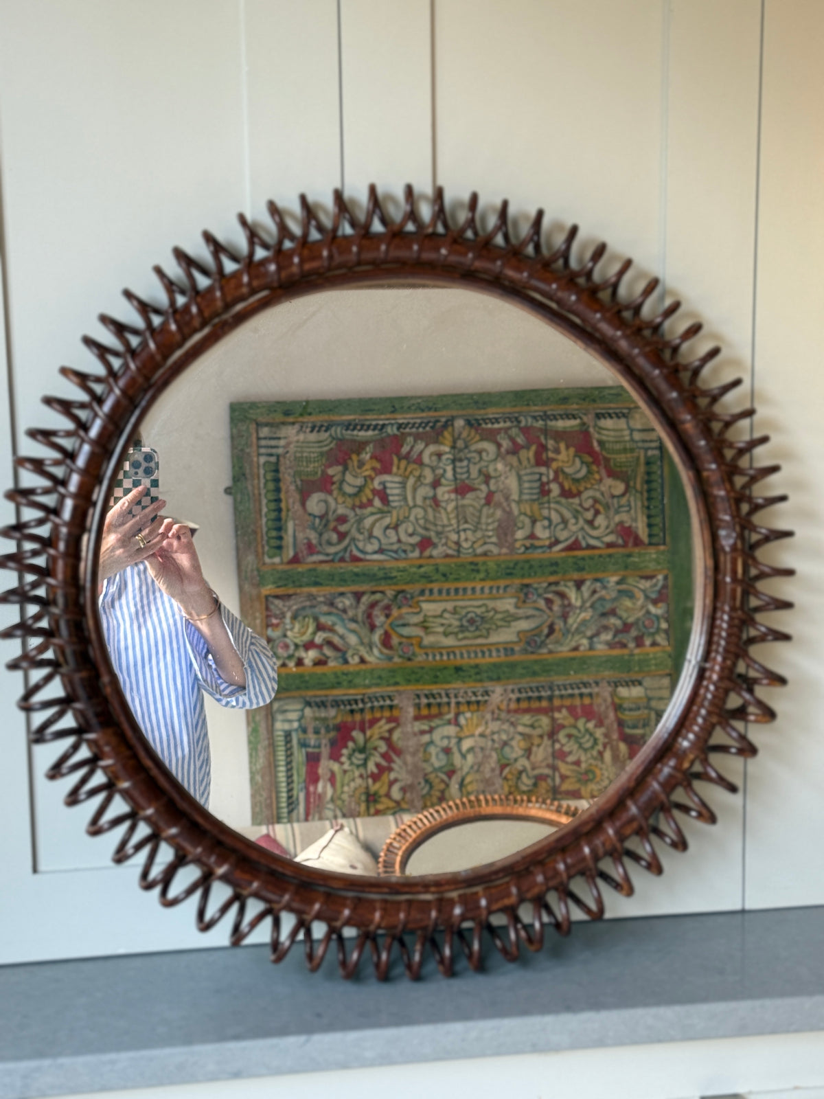 Large Round Albini Mirror