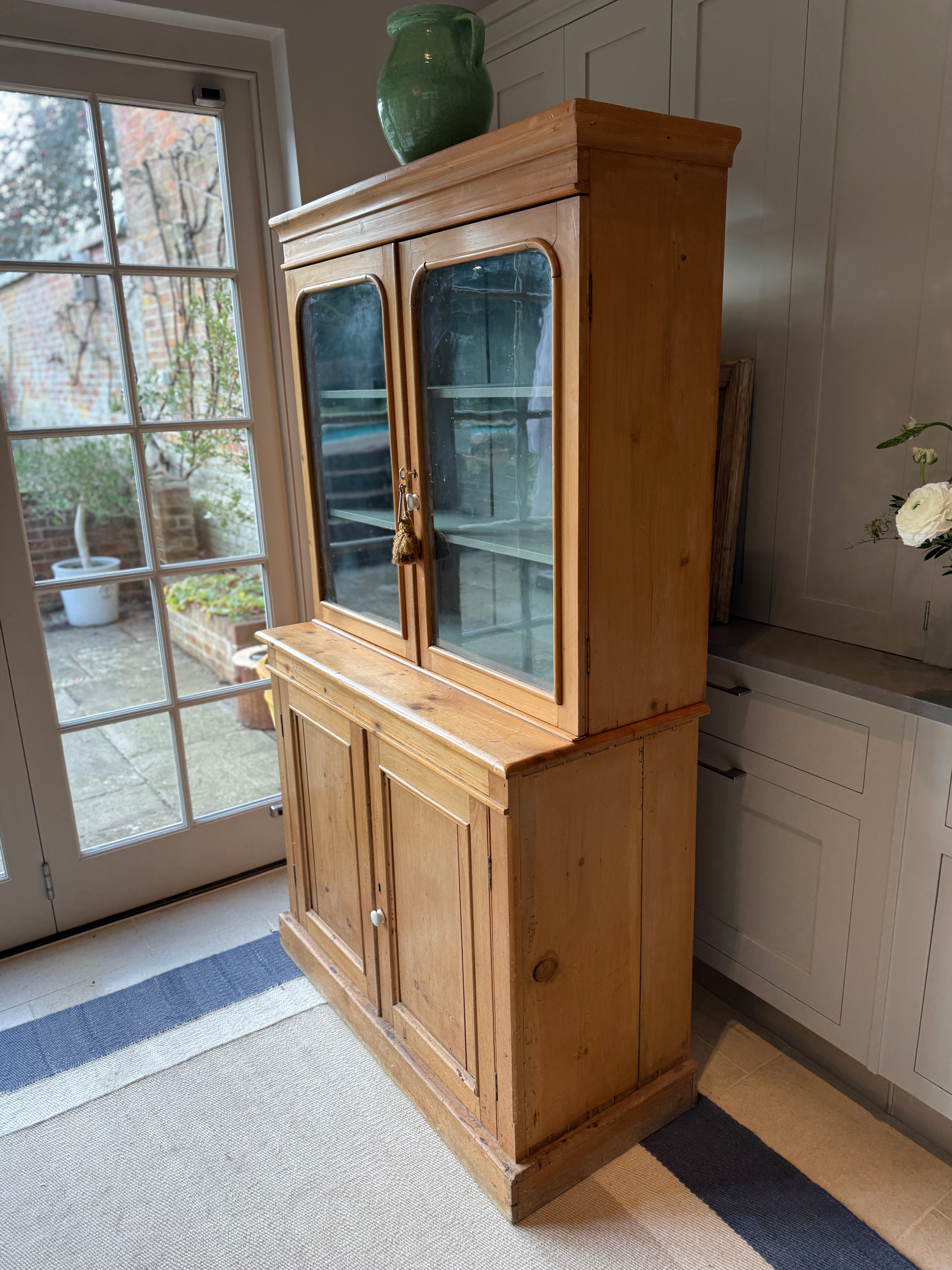 19th Century Glazed Pine Dresser