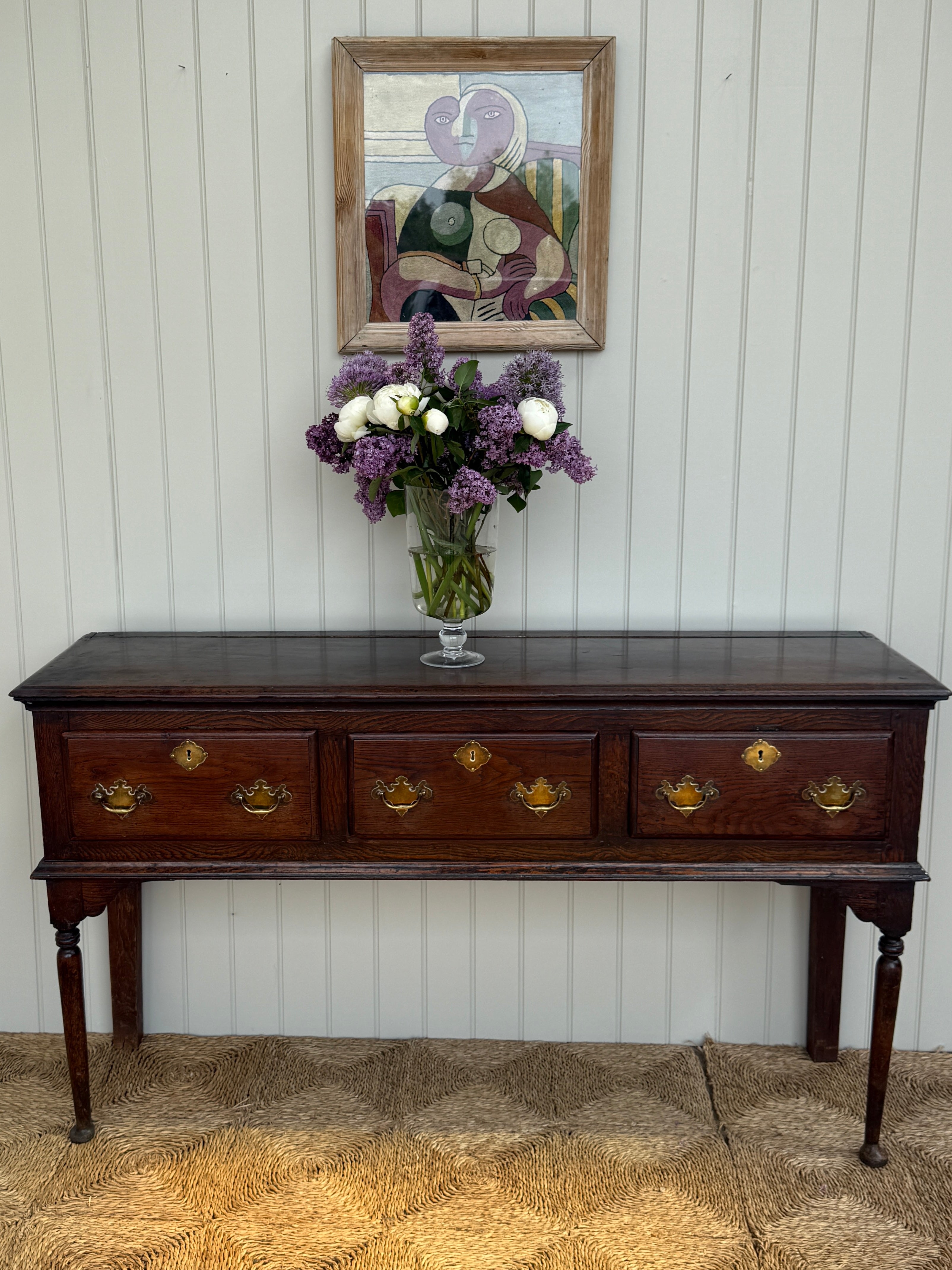 18th Century Oak Dresser Base