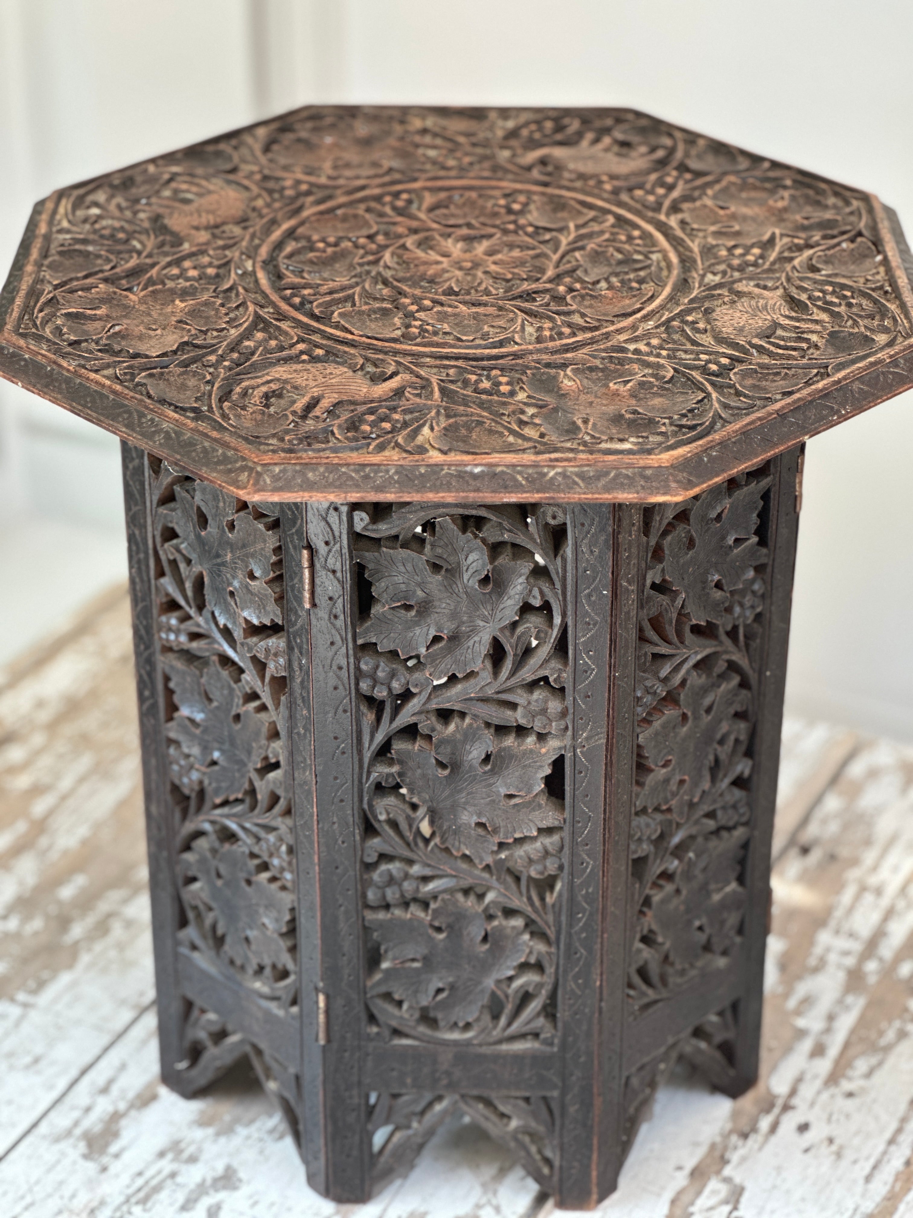 Anglo Indian Octagonal Table with Superb Top