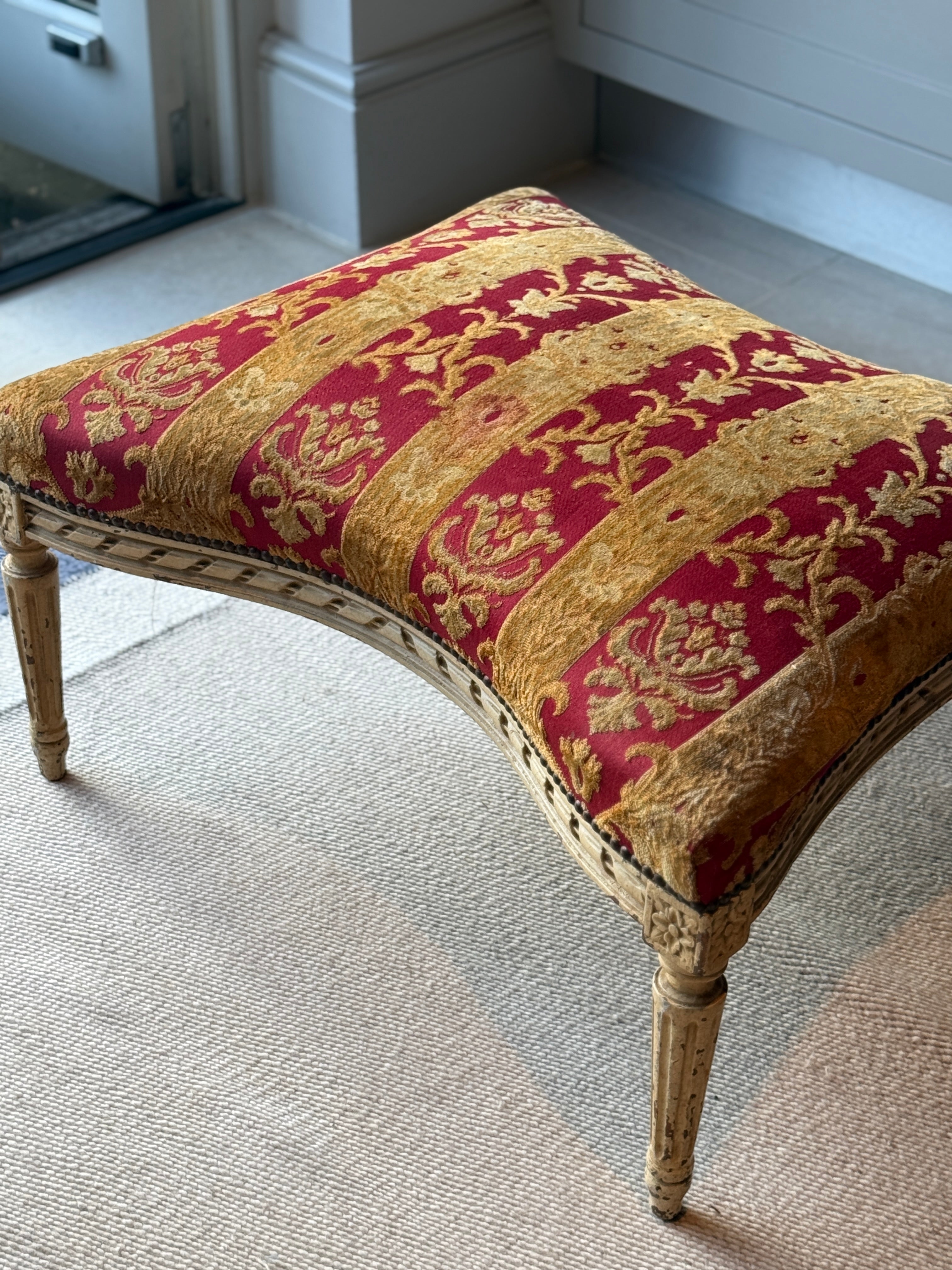 French 19th Century Ottoman Footstool