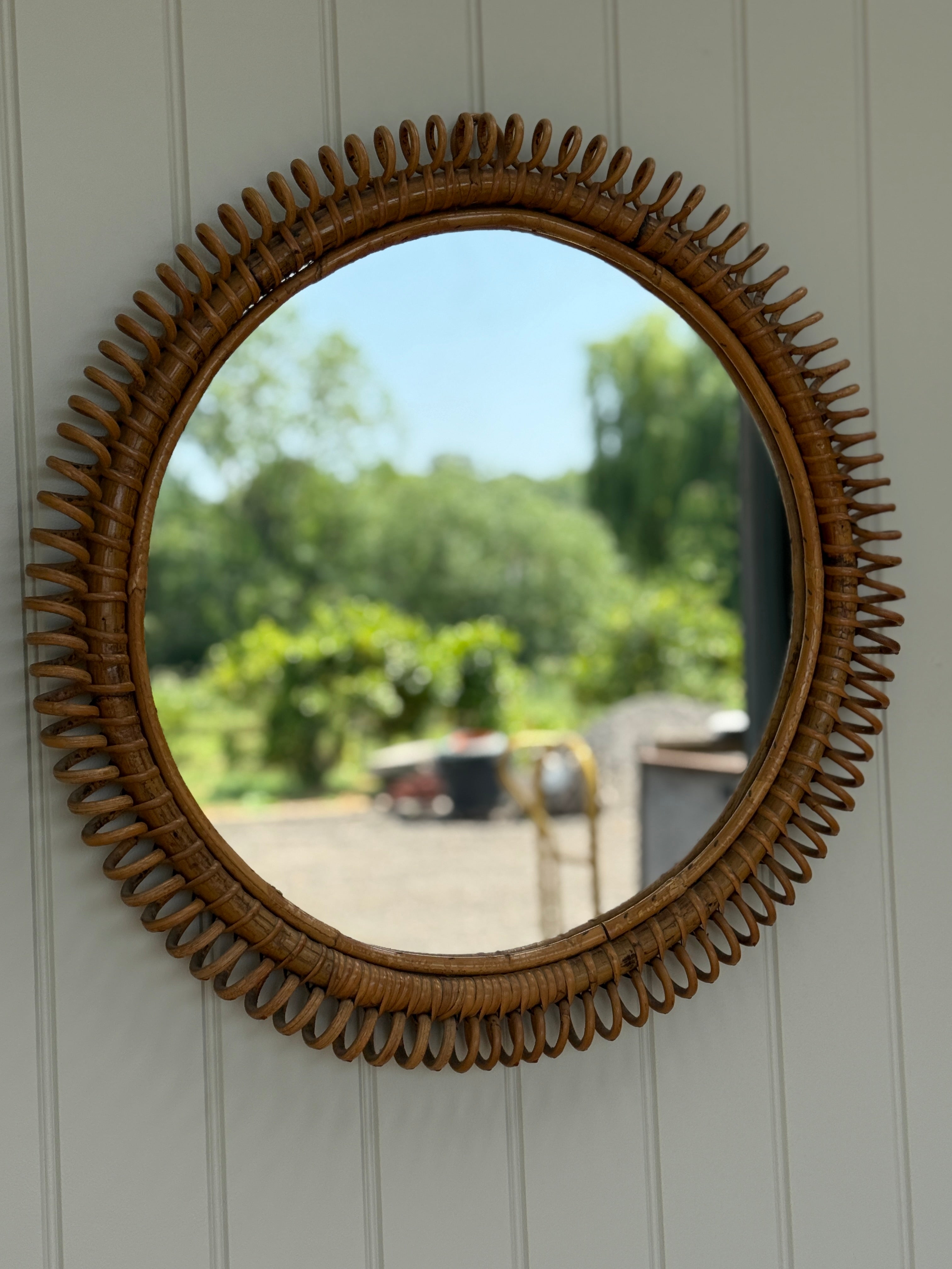 Bonacina Round Spiral Mirror