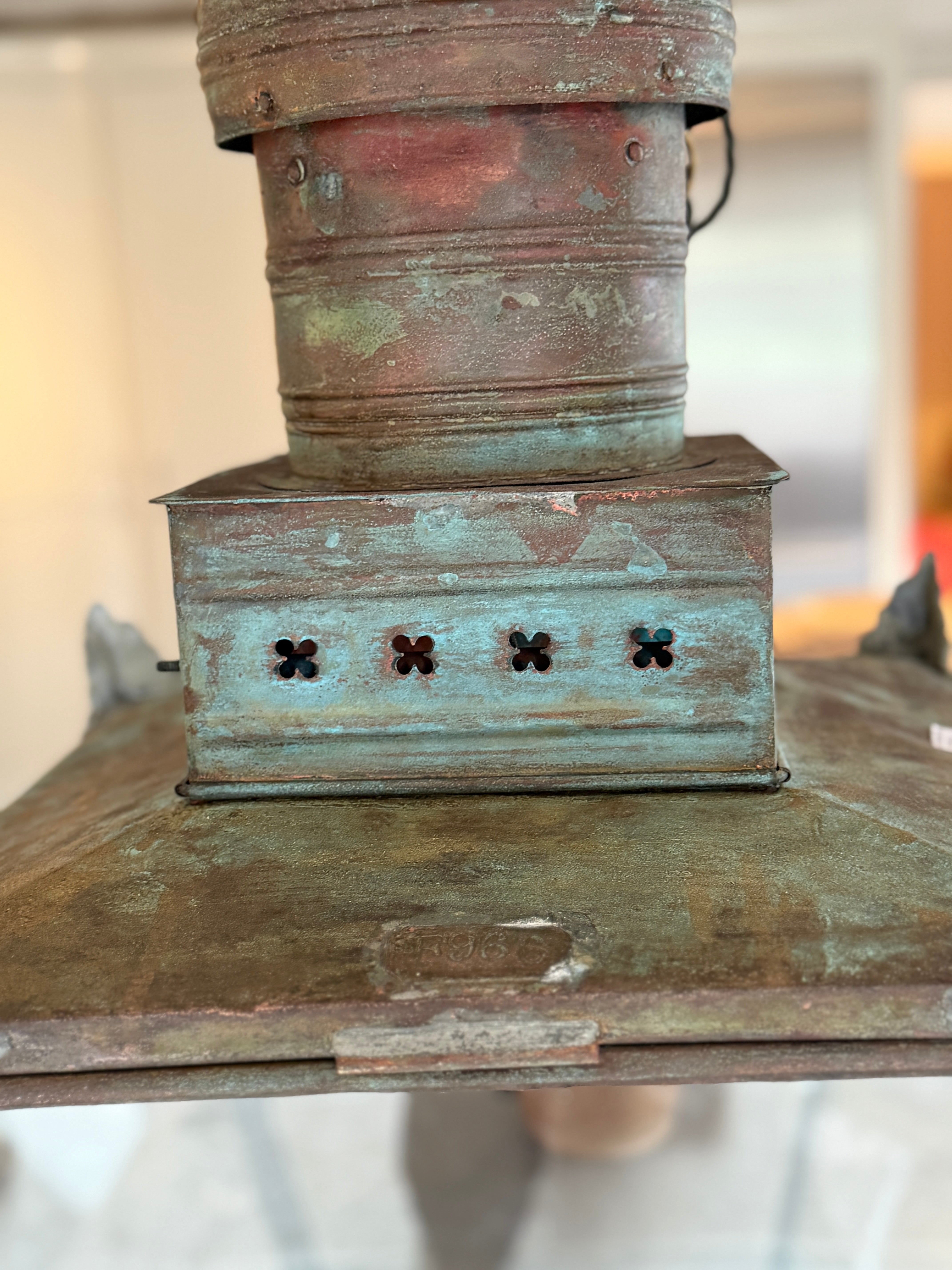 Large Copper Lantern