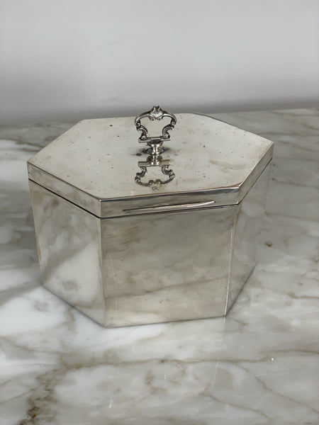 Silver Tea Caddy