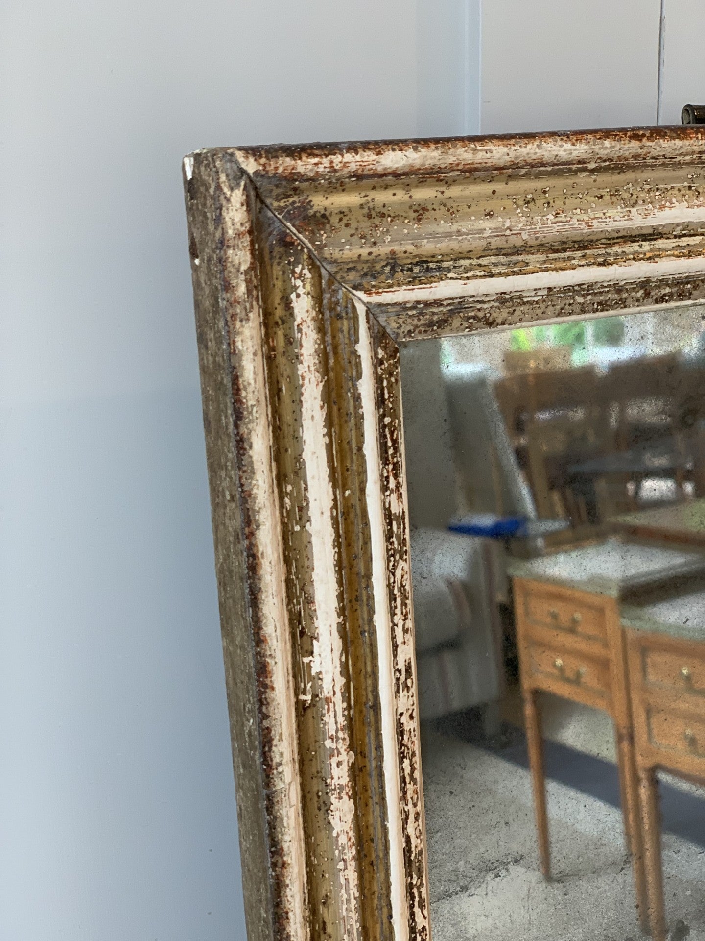 Antique French Gold Mirror