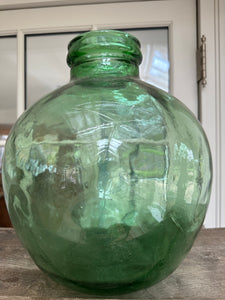 Carboy Green Glass Vessel