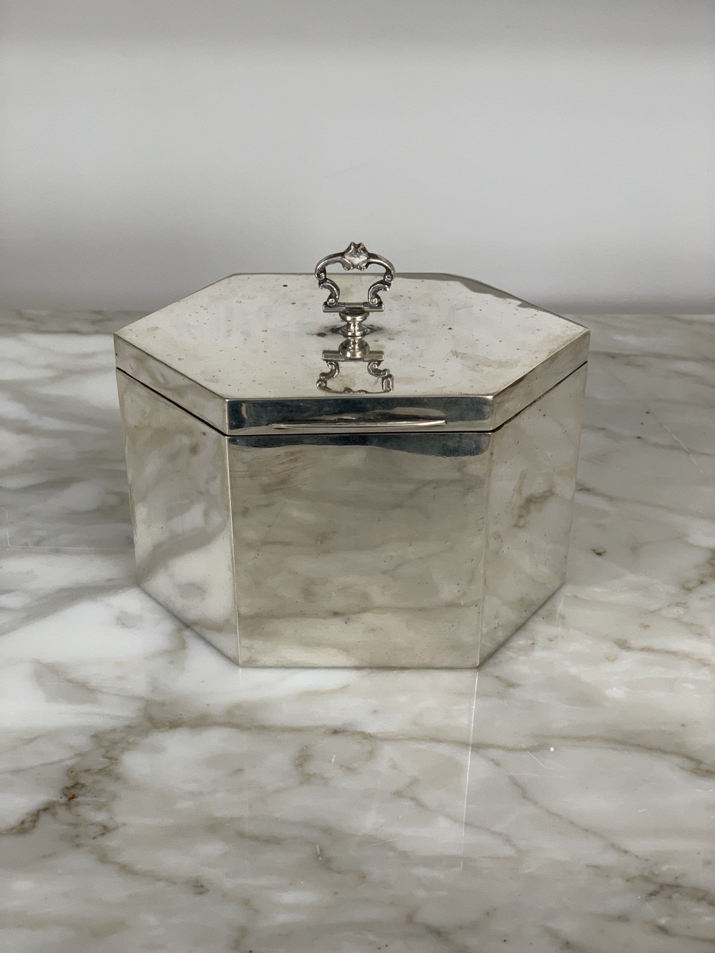 Silver Tea Caddy