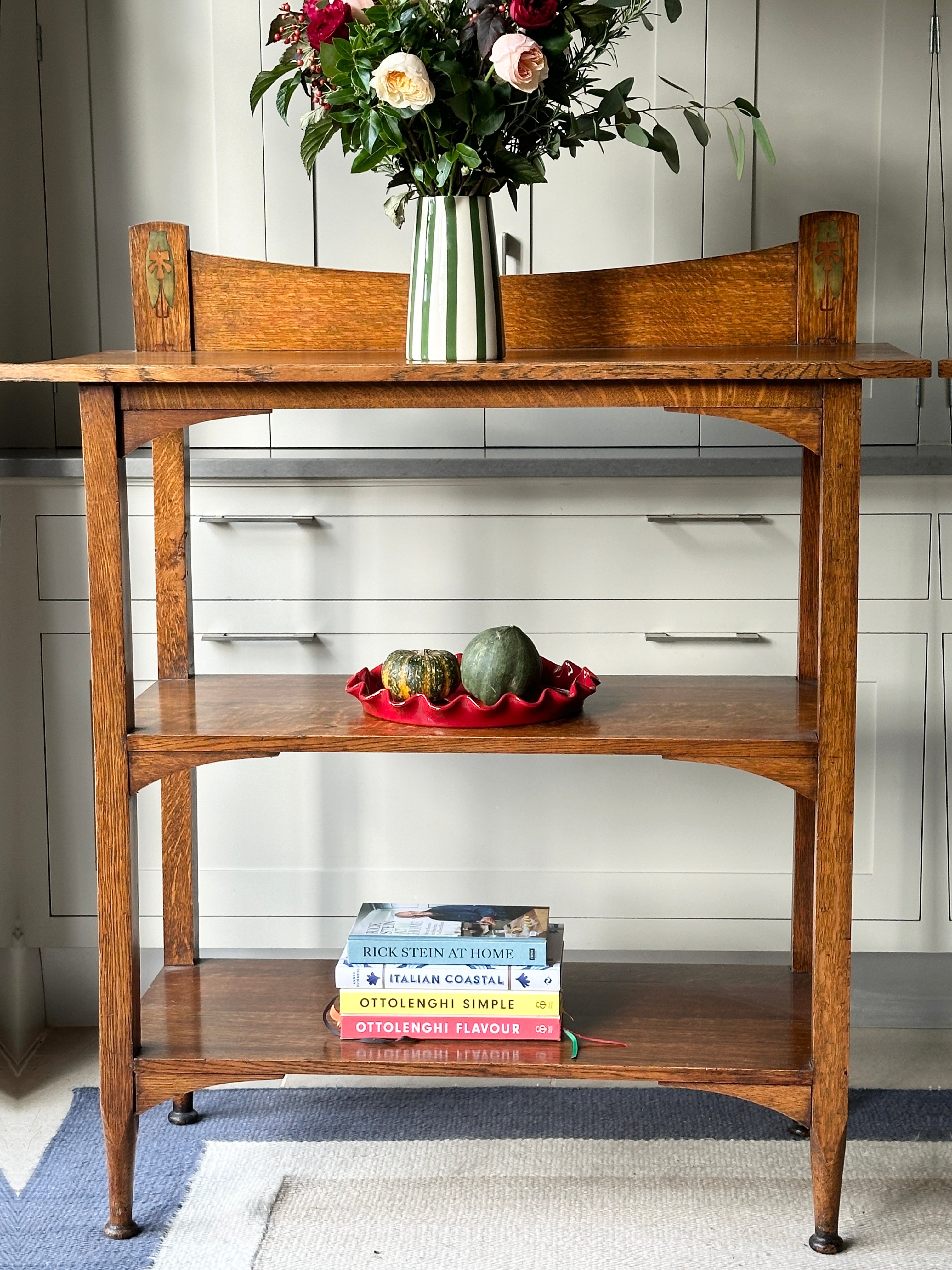 Large Arts and Crafts Etagere