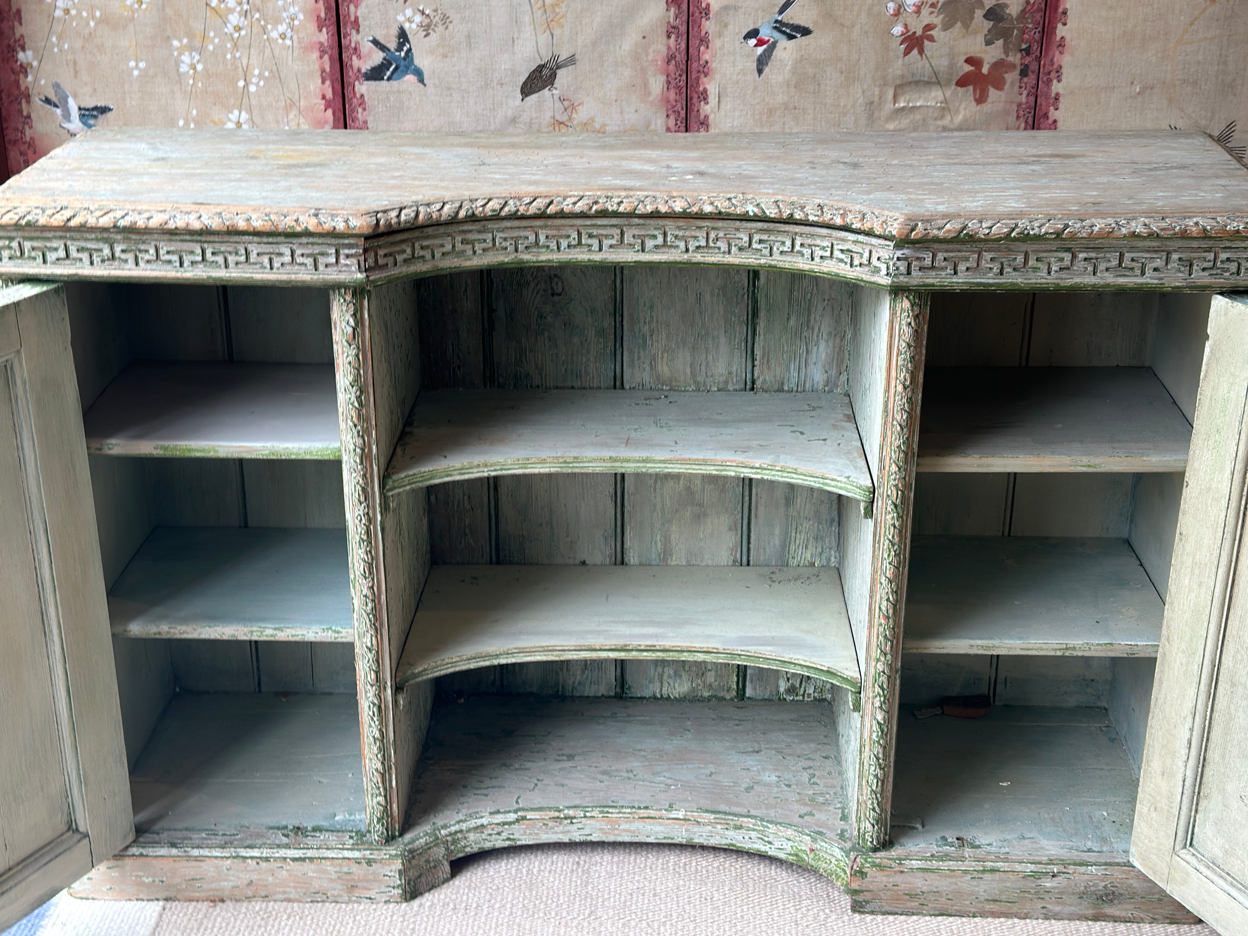 Wonderful English  19th Century Open Bookcase