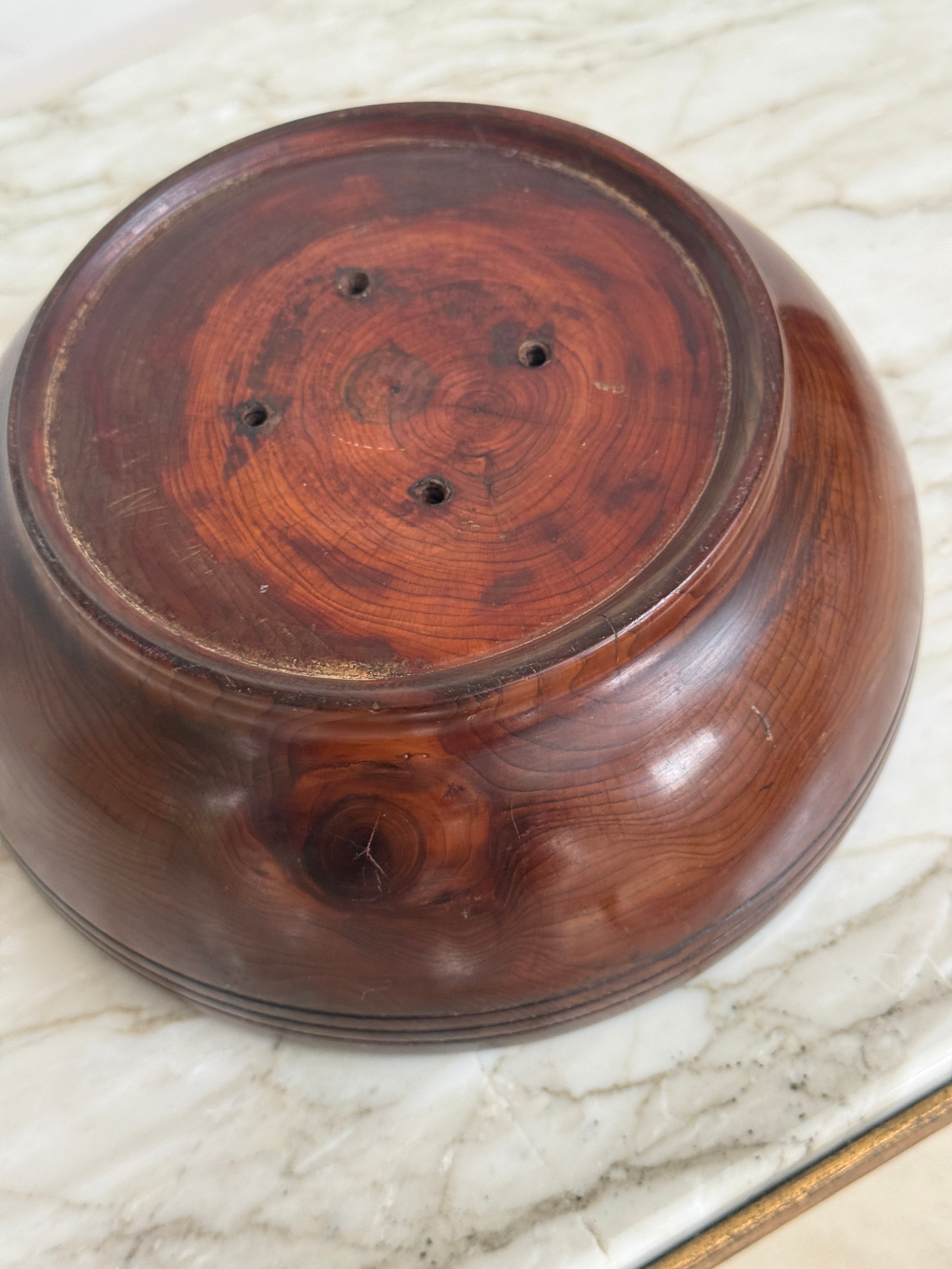 Early 19th Century Yew Turned Bowl