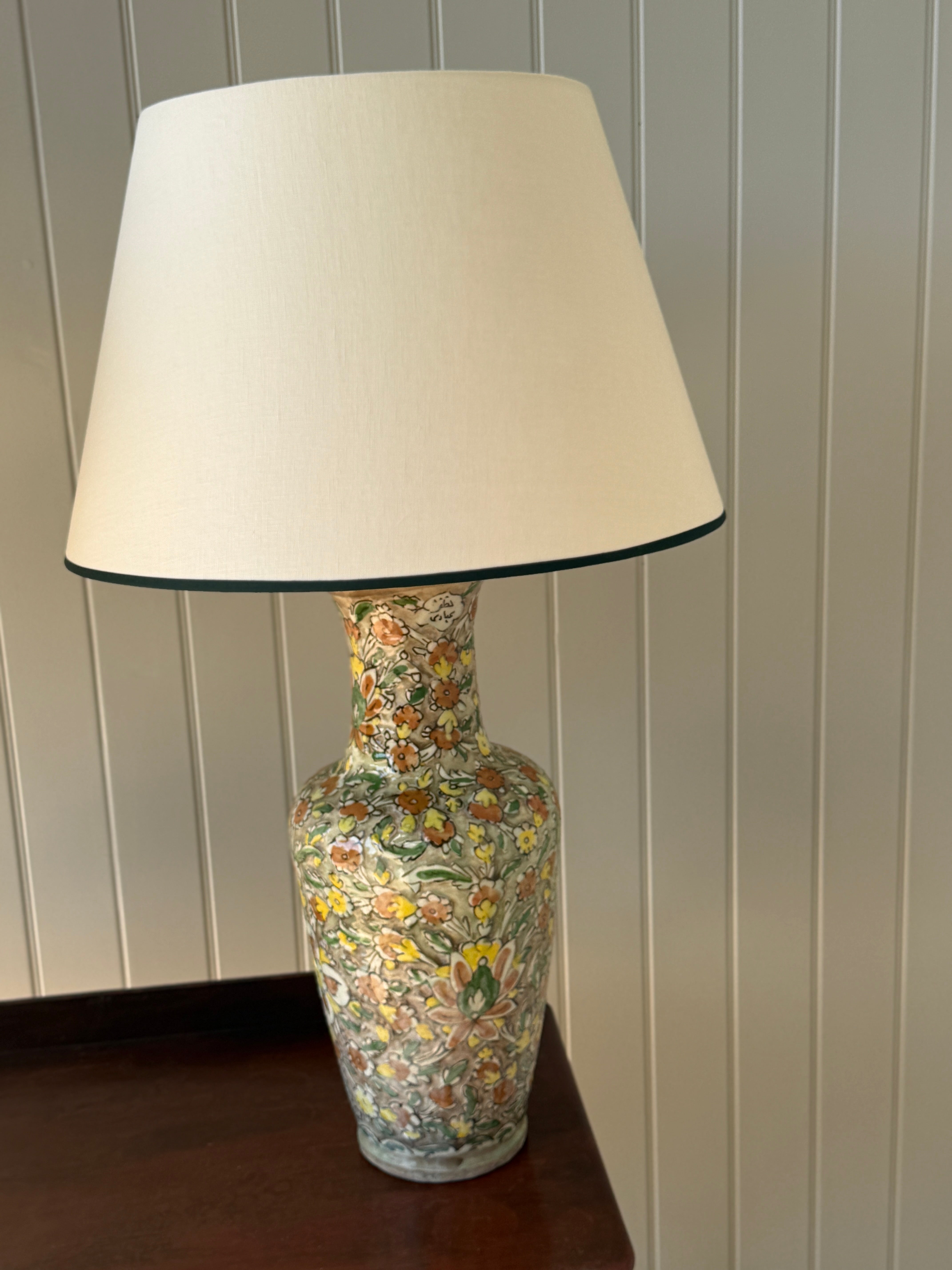 Pair of Vintage Ottoman Ceramic Table lamps