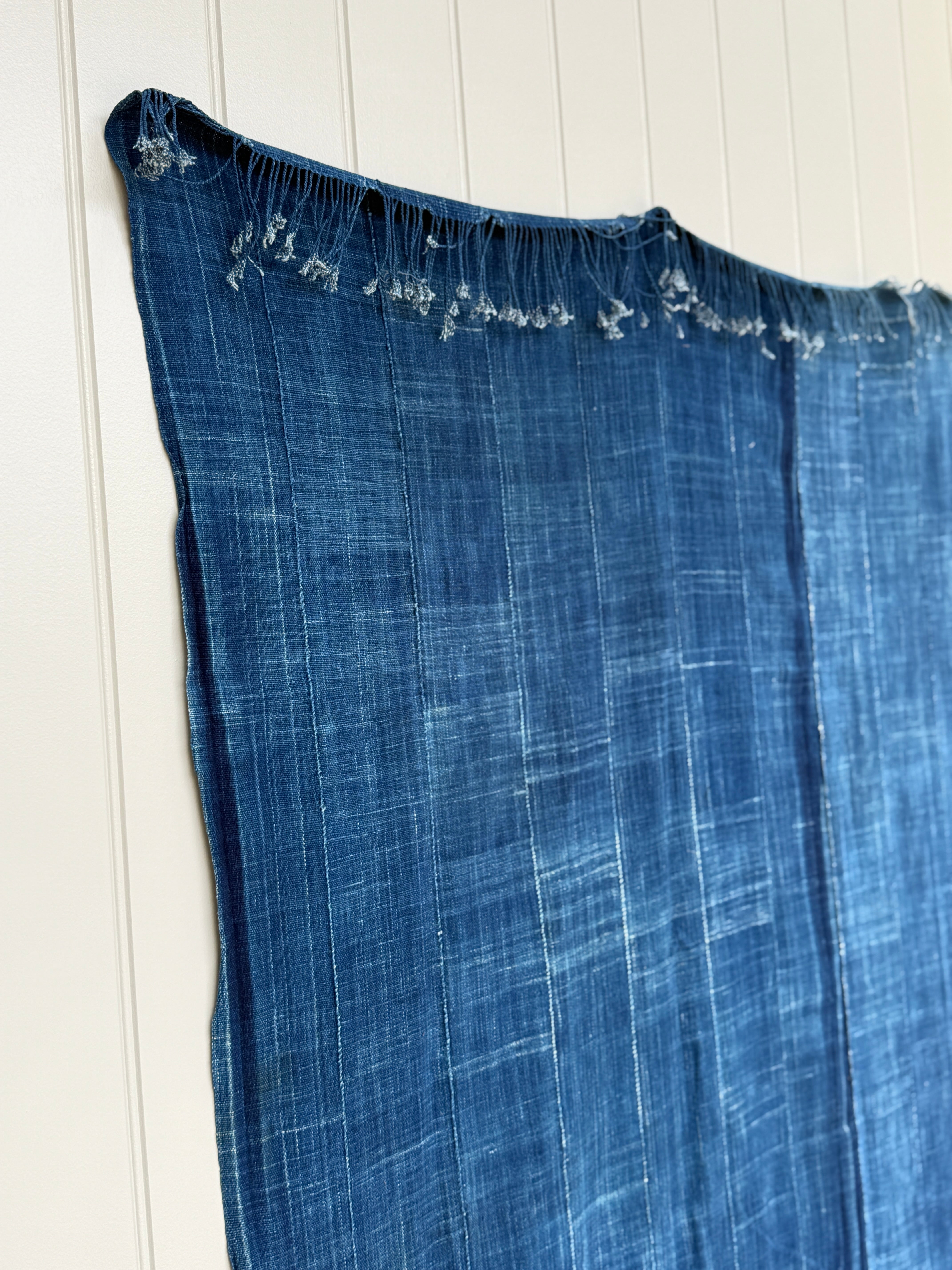 Dark Blue Vintage Textile from Burkina Faso
