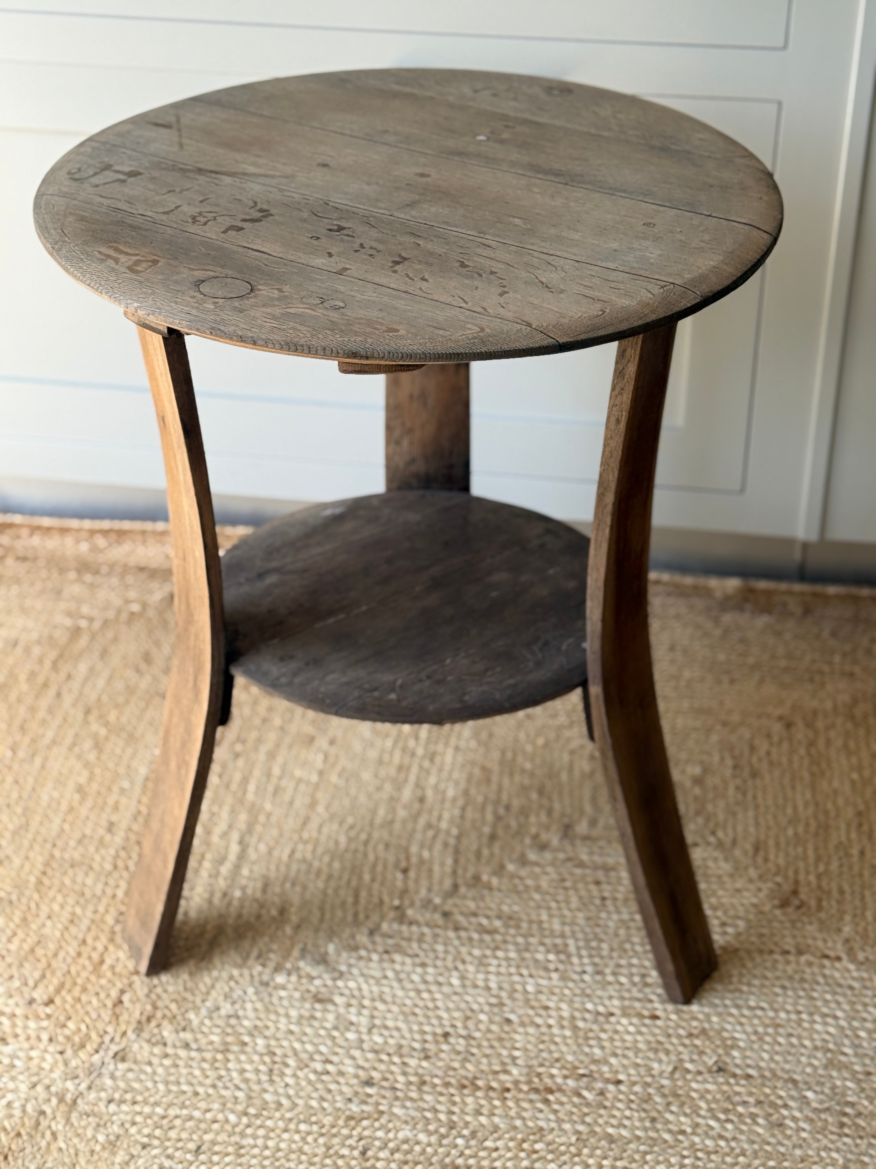 Two-Tier Oak Occasional Table