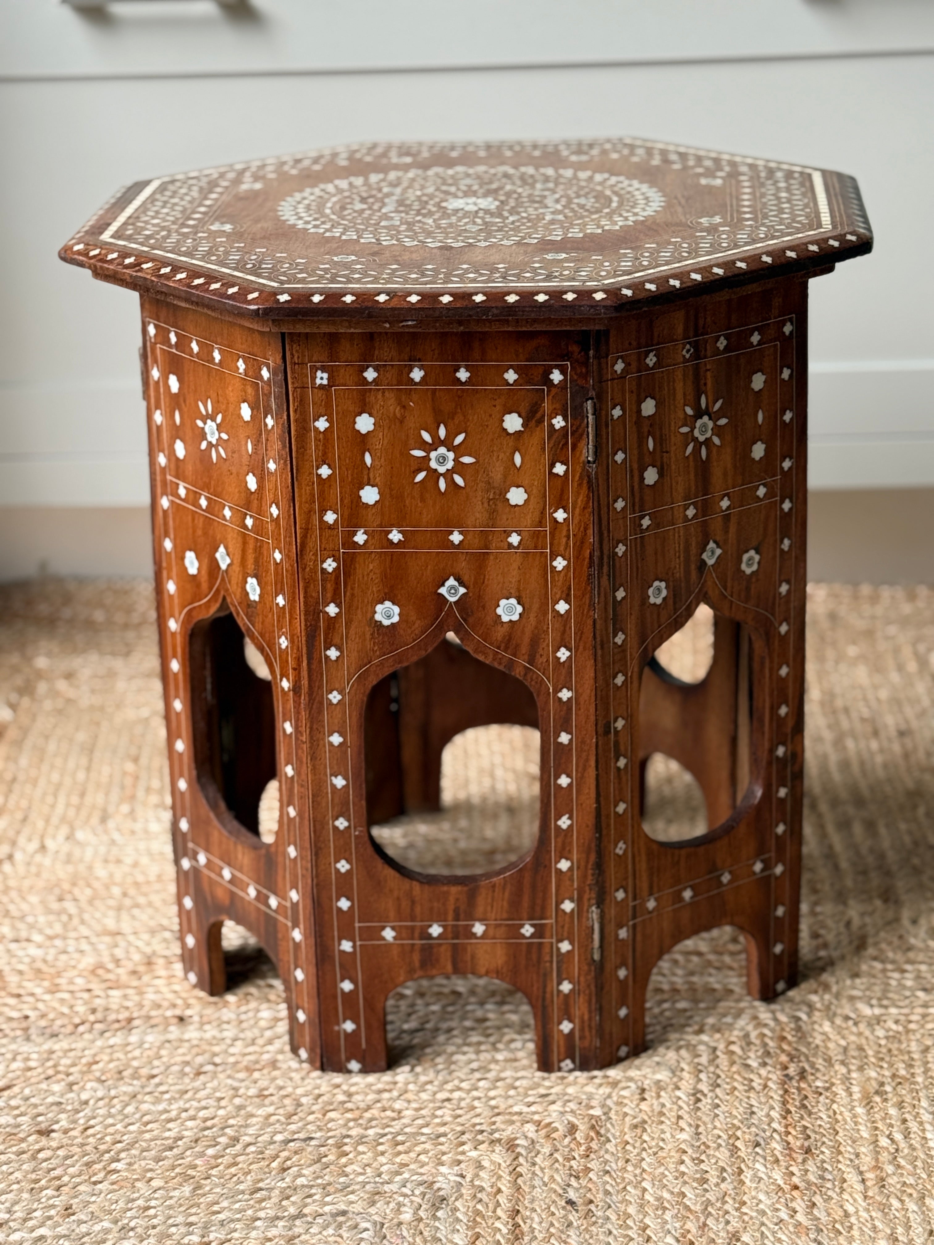 Octagonal Hoshiarpur Side Table