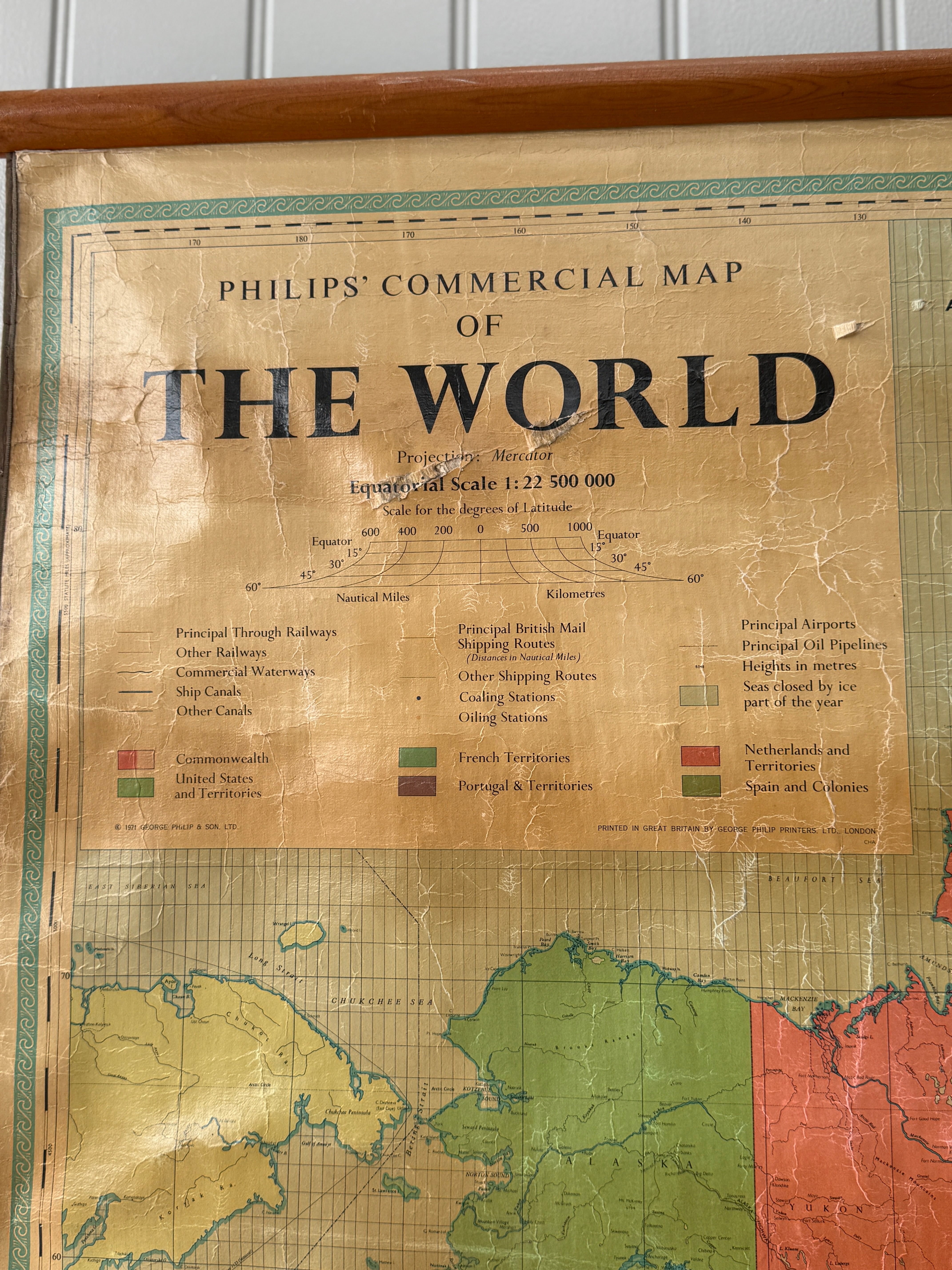Philips’ Commercial Map of the World