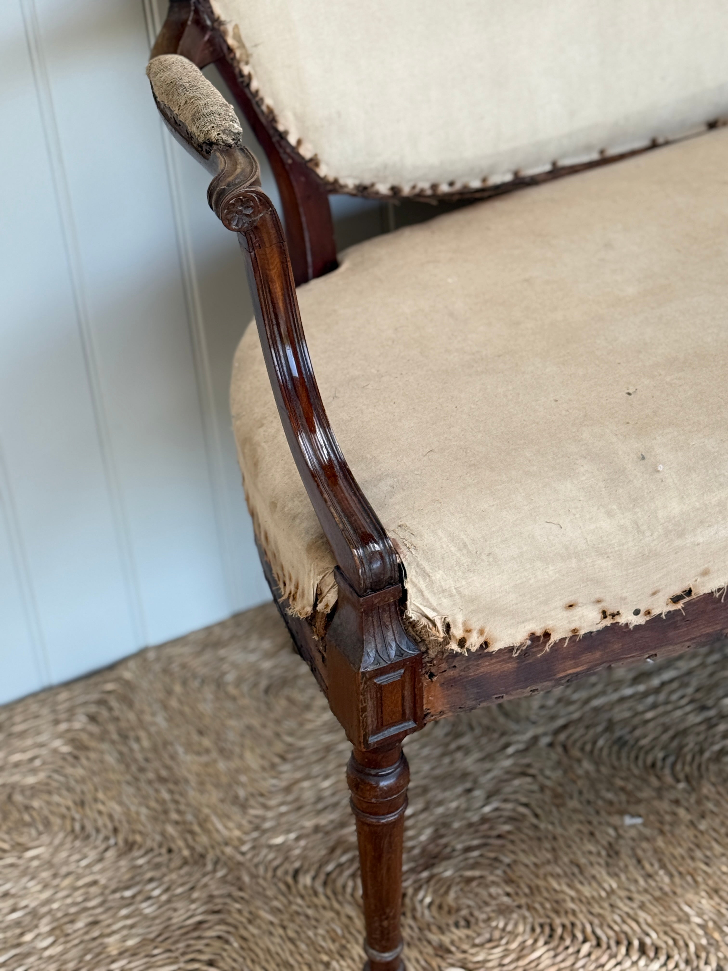 Small French Fauteuil Sofa