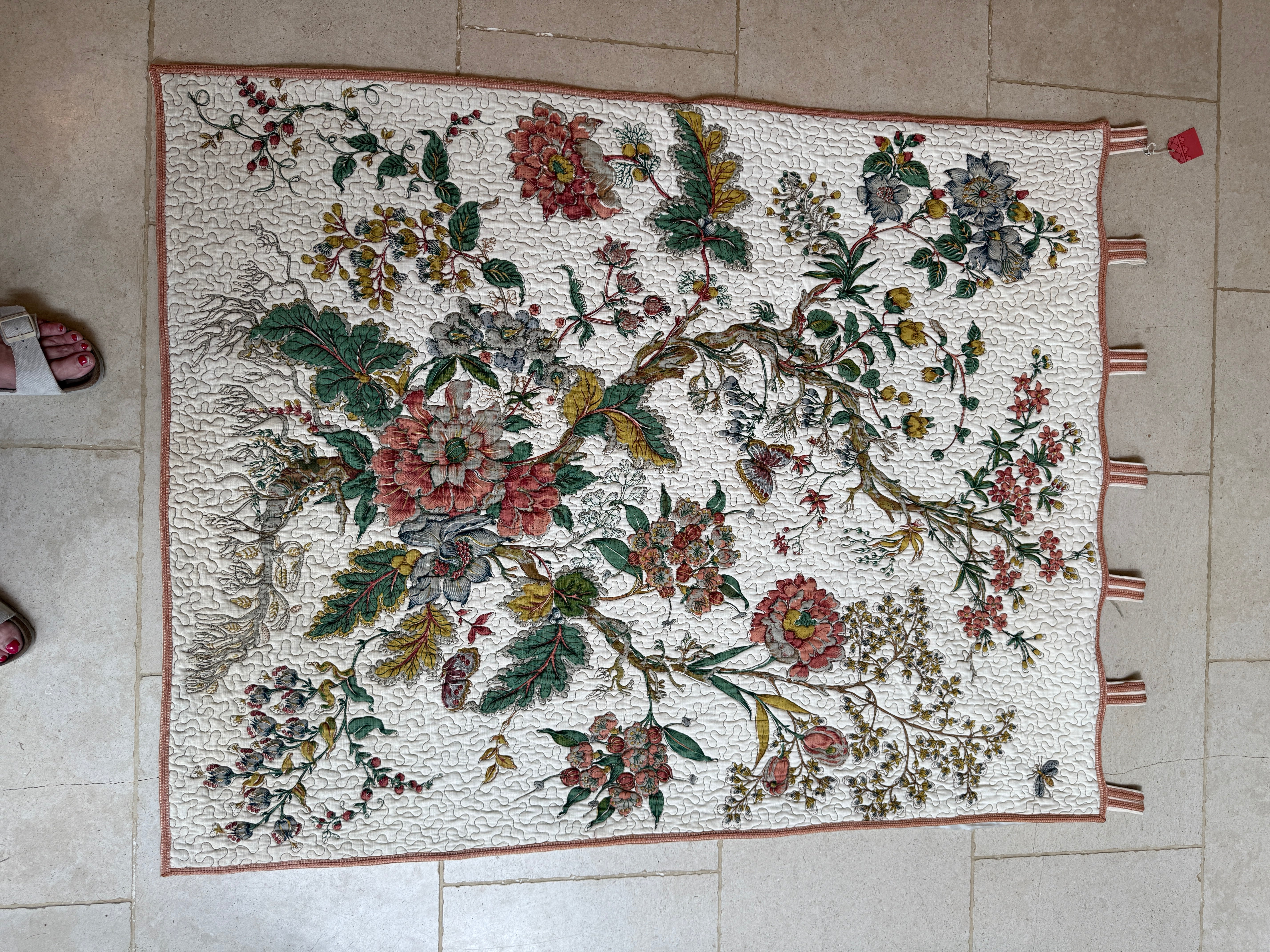 French Floral Wallhanging