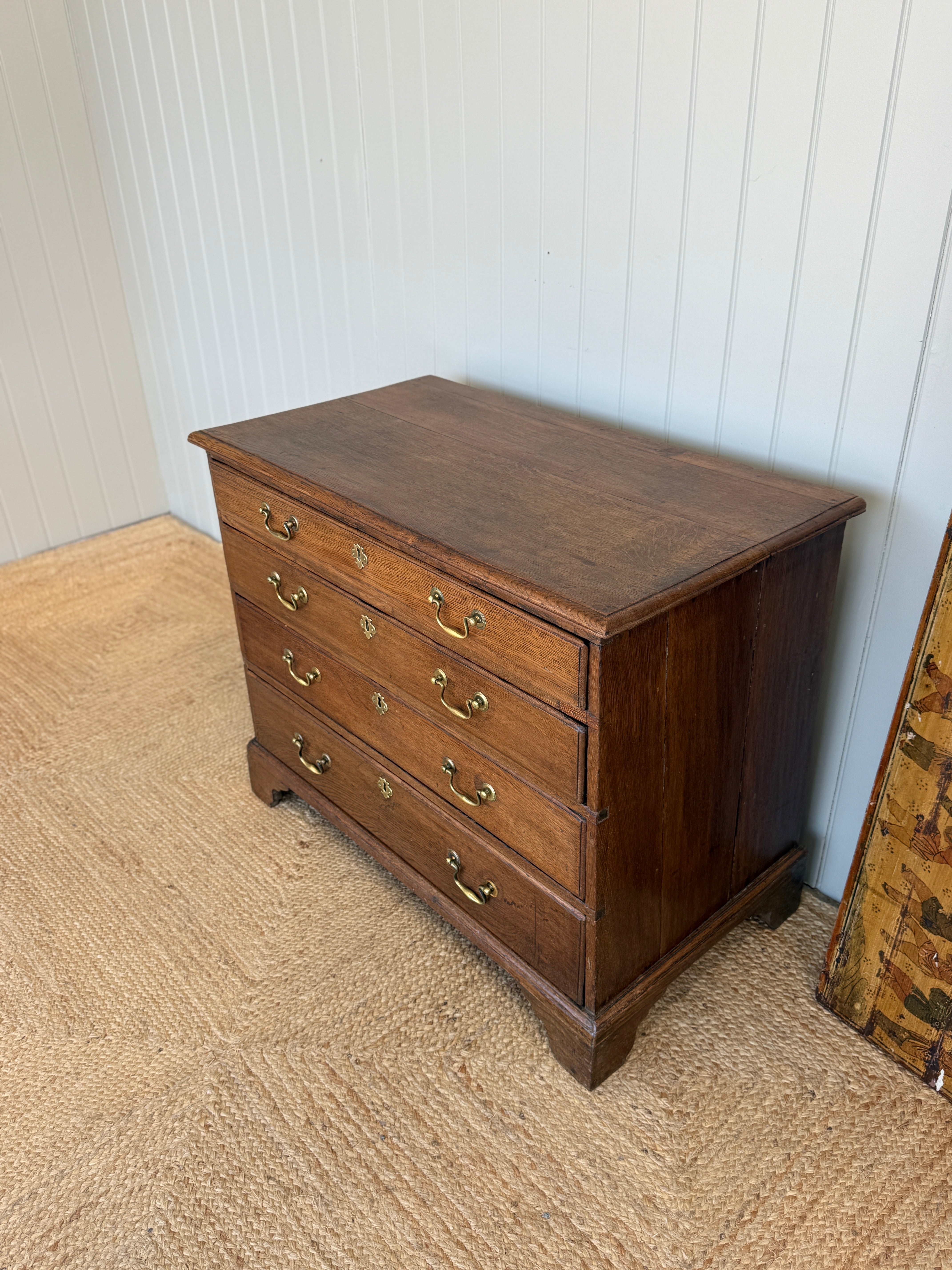 Small Georgian Oak Chest of Drawers