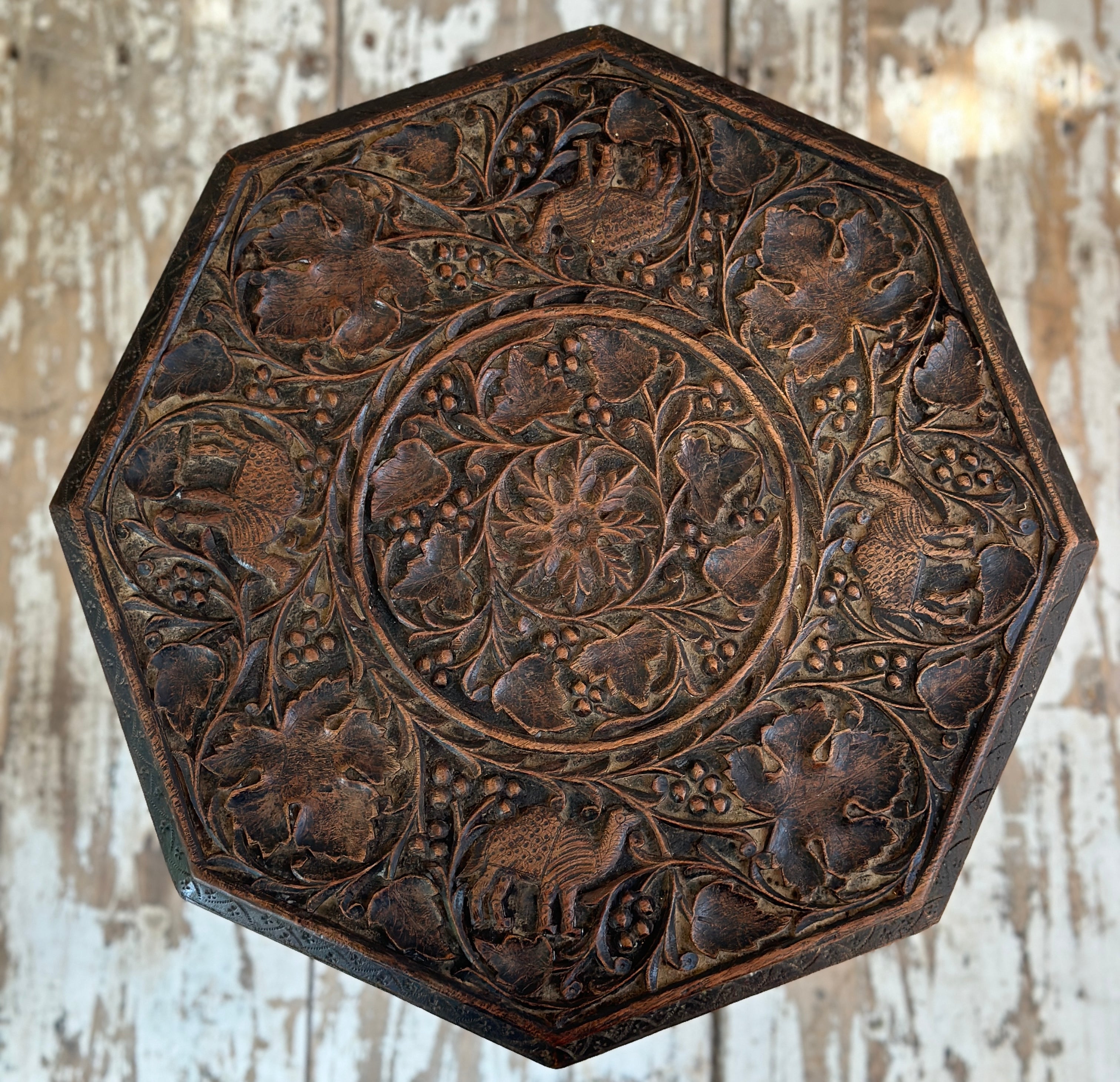 Anglo Indian Octagonal Table with Superb Top