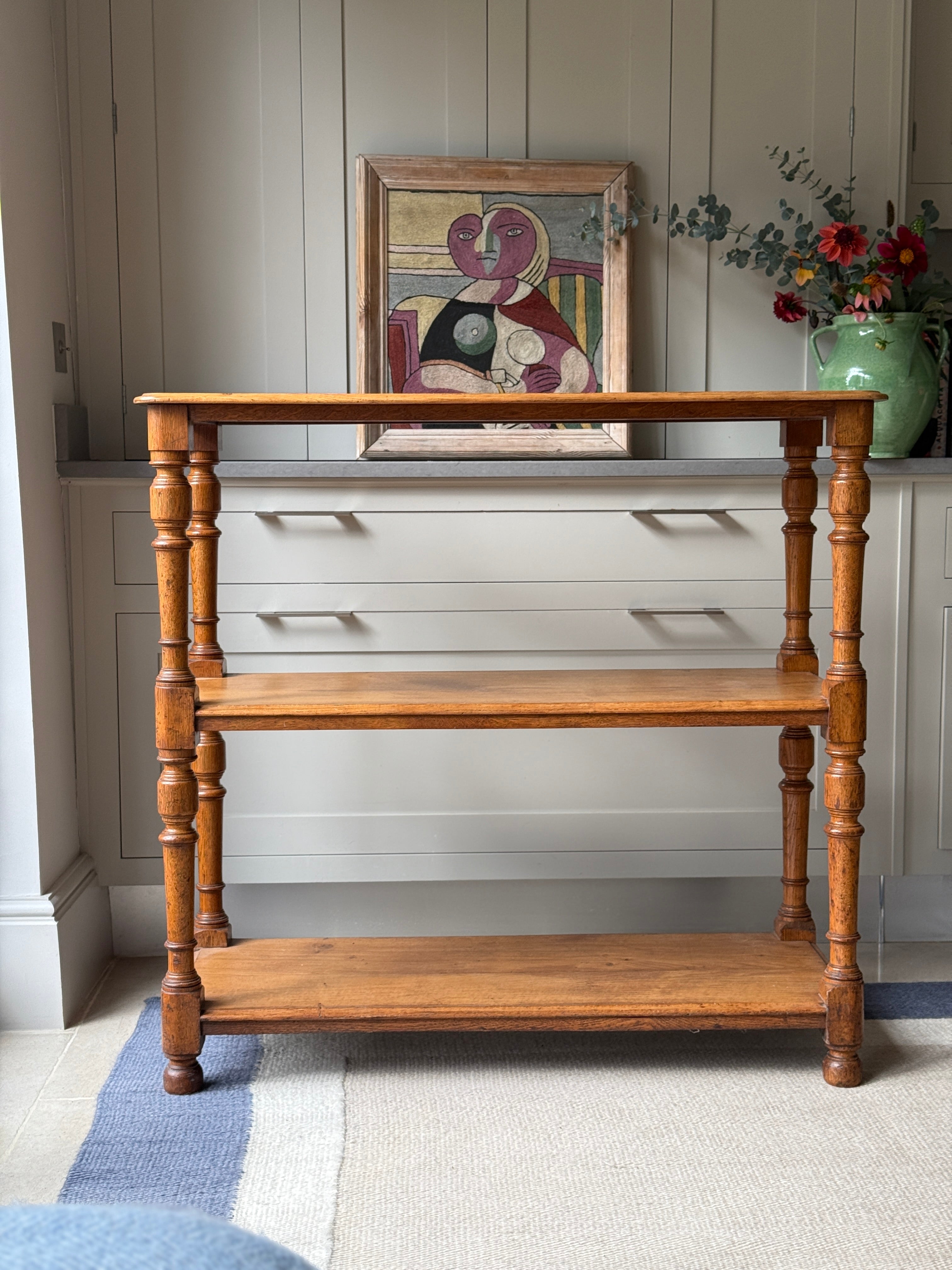 Small 19th Century Honeyed Oak Buffet