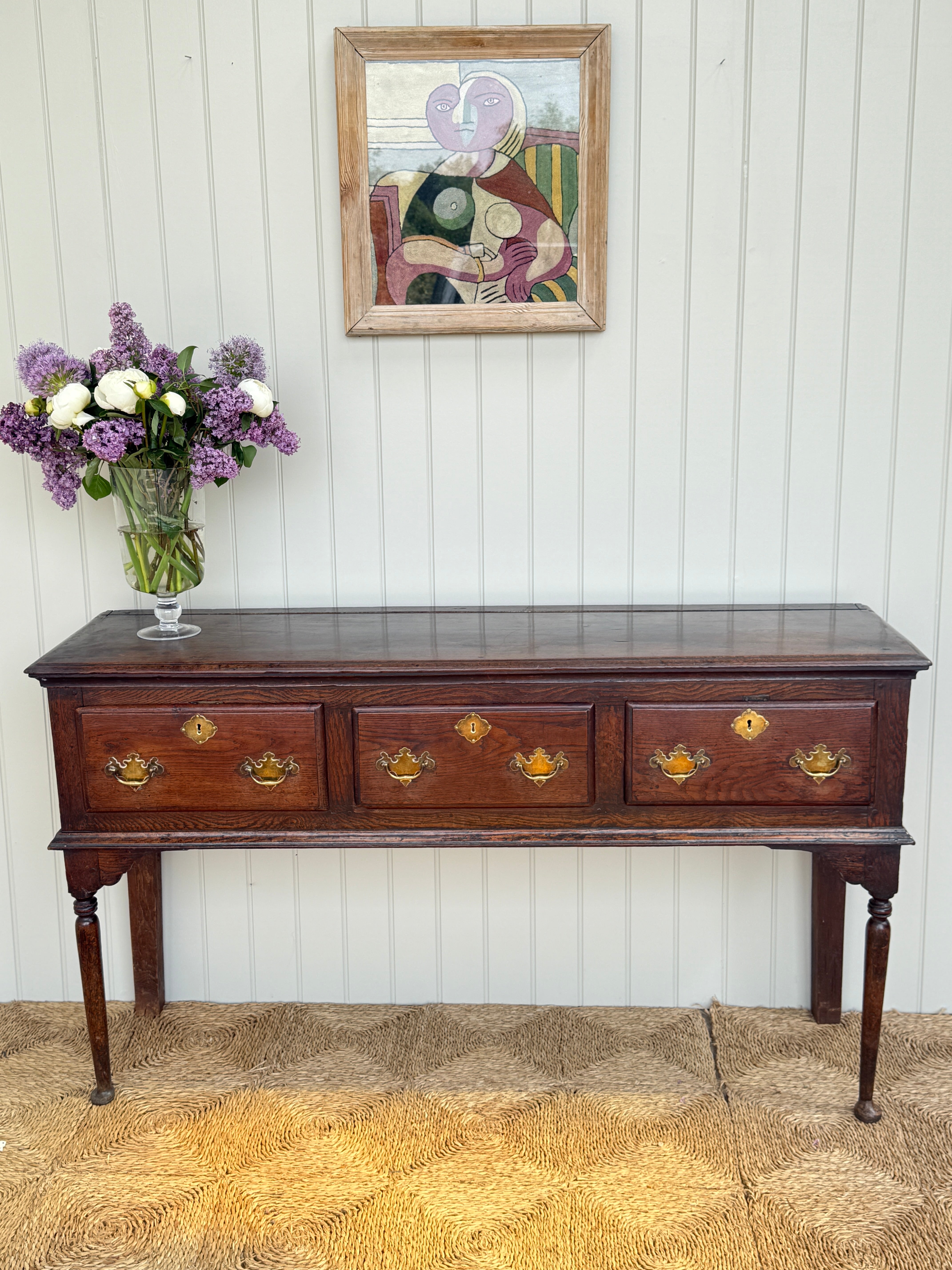 18th Century Oak Dresser Base