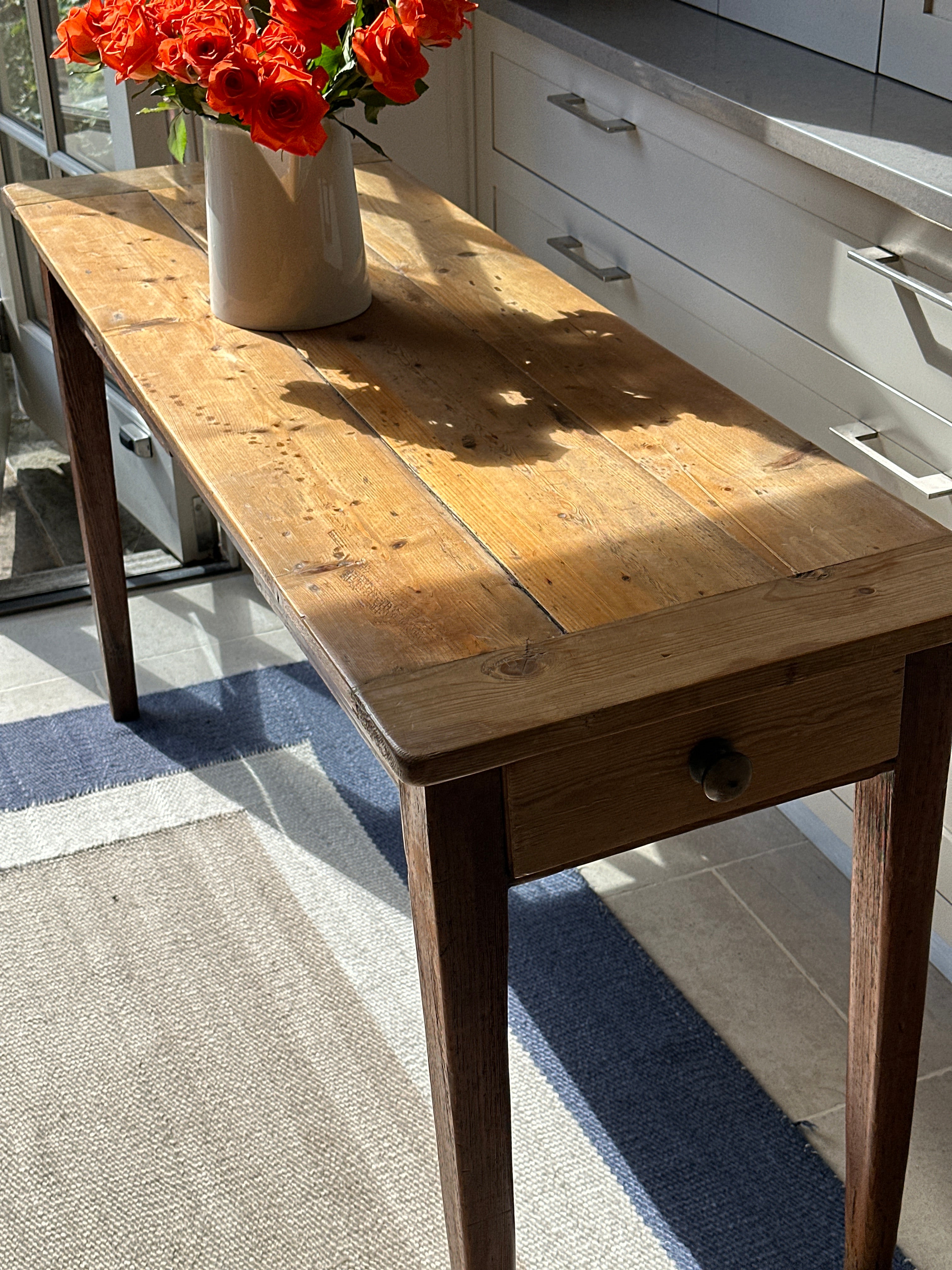 Small and Pretty Antique Pine Console