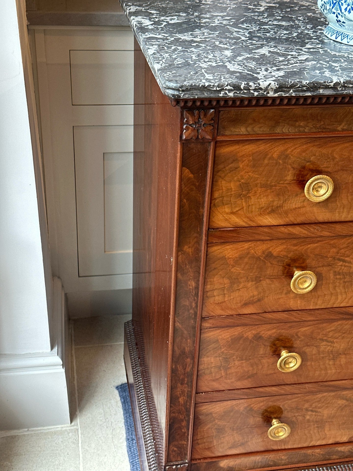 A Stunning French Empire Marble Commode by Lemarchand Paris