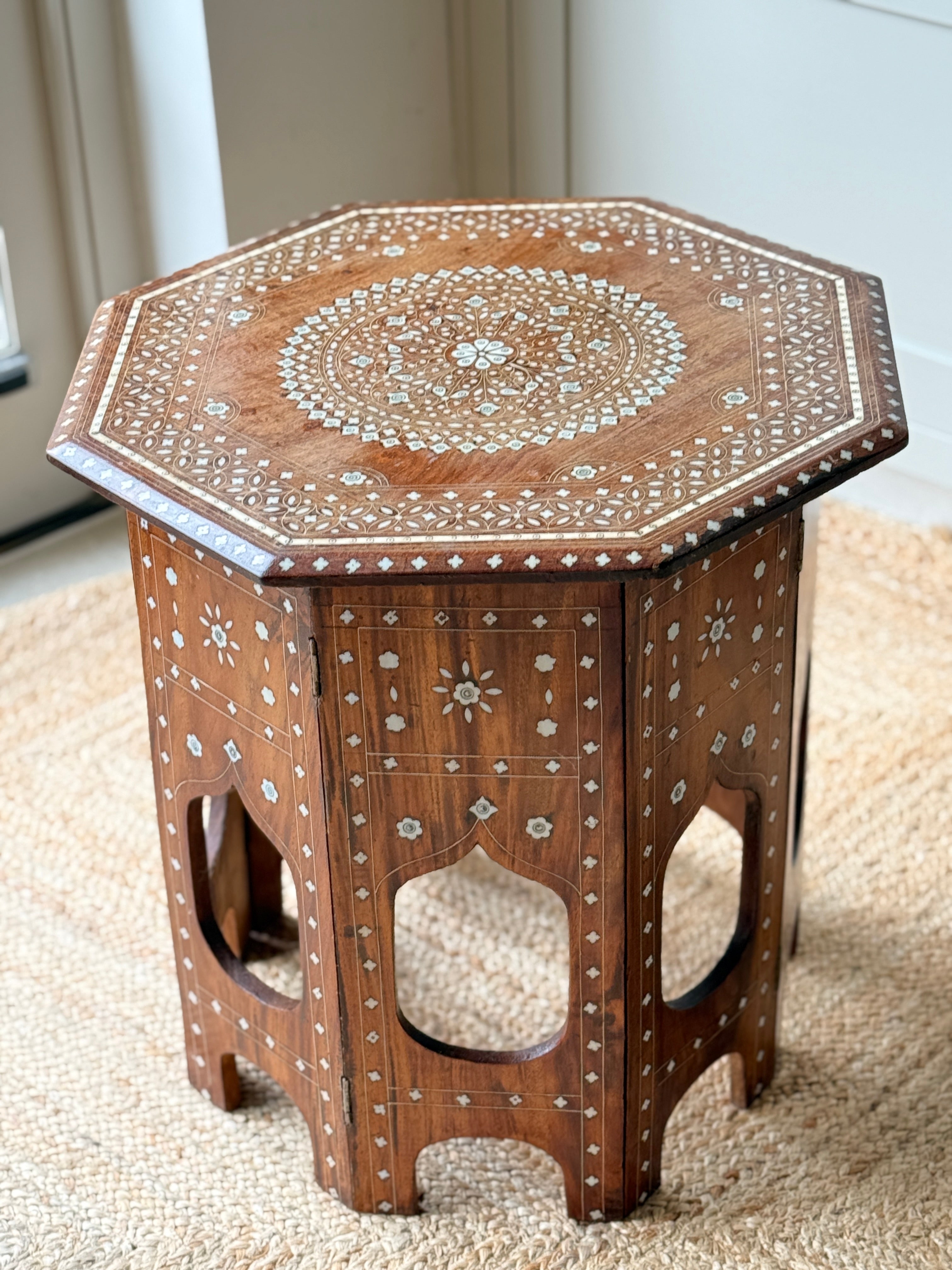 Octagonal Hoshiarpur Side Table