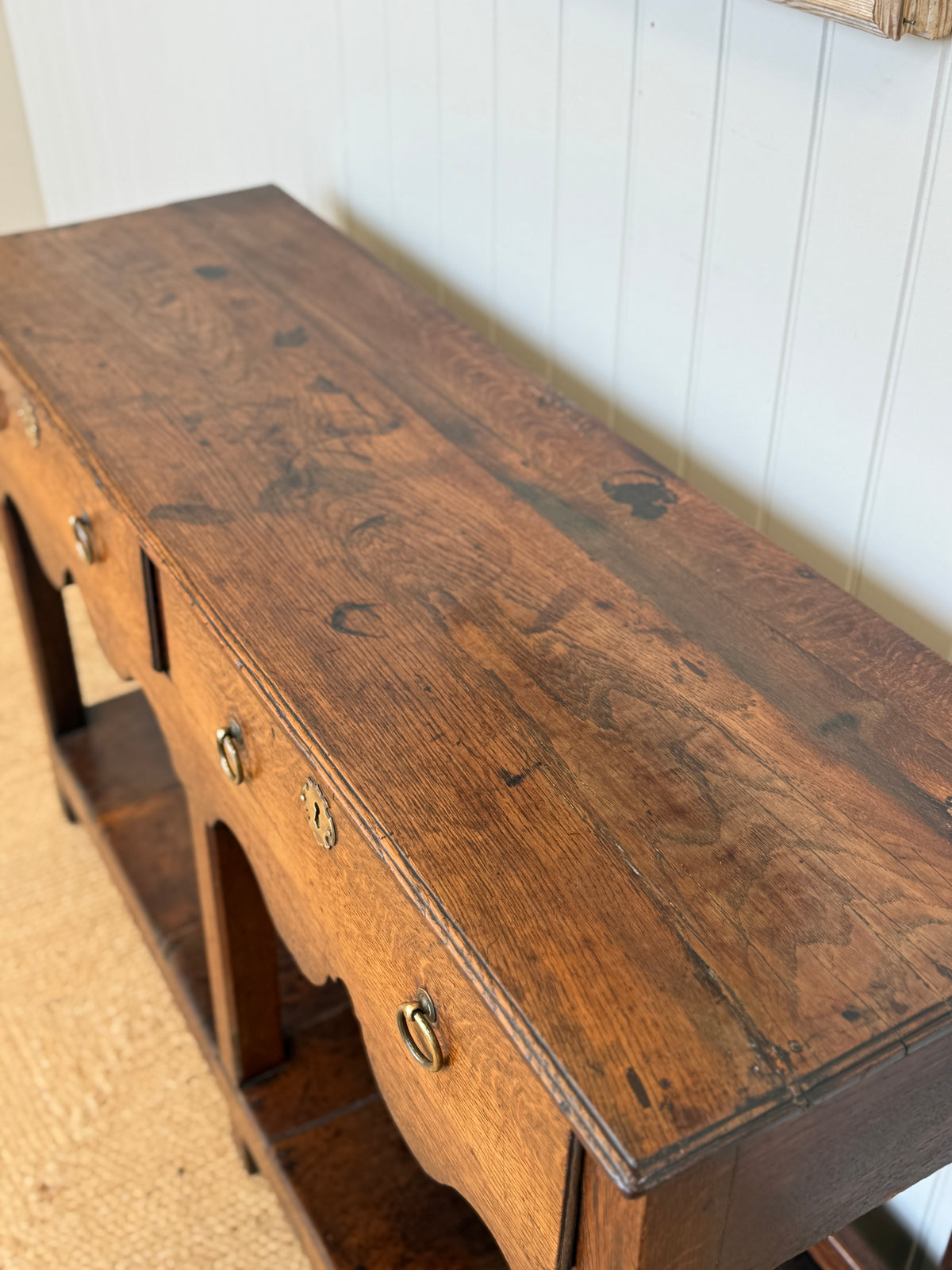 Small 18th Century Oak Dresser Base