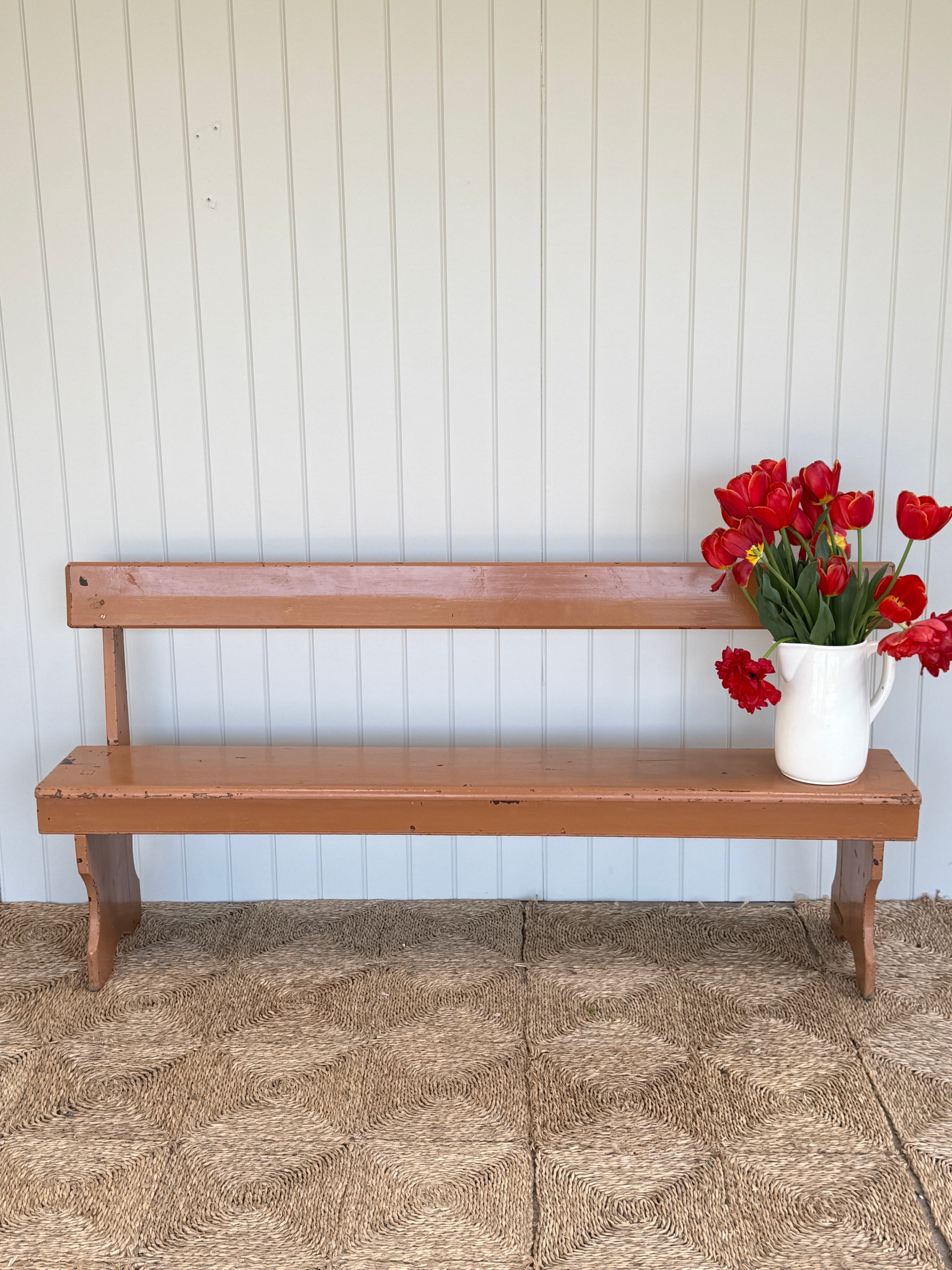 Former Painted Railway Bench