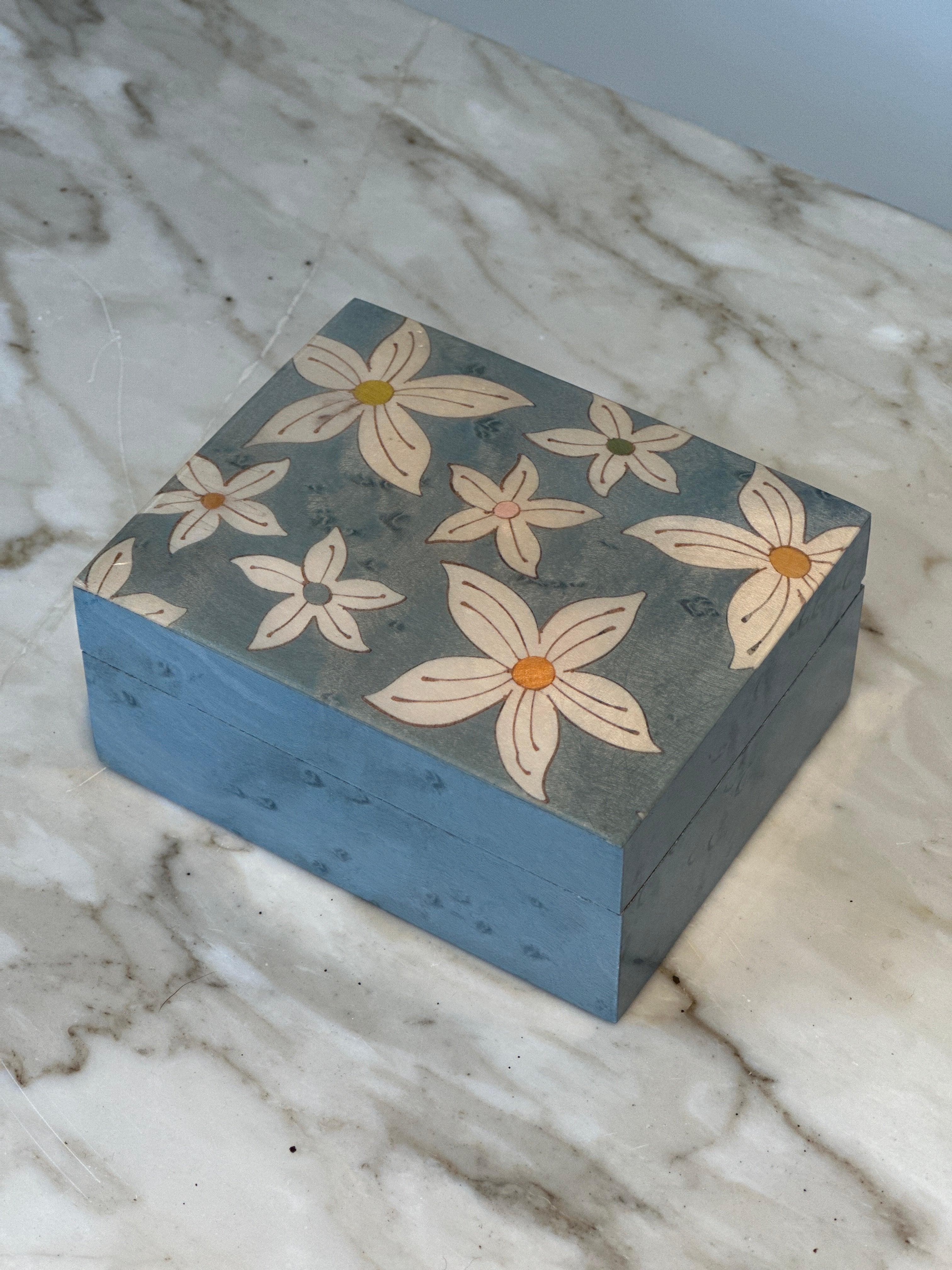 Extra Small Marquetry Box