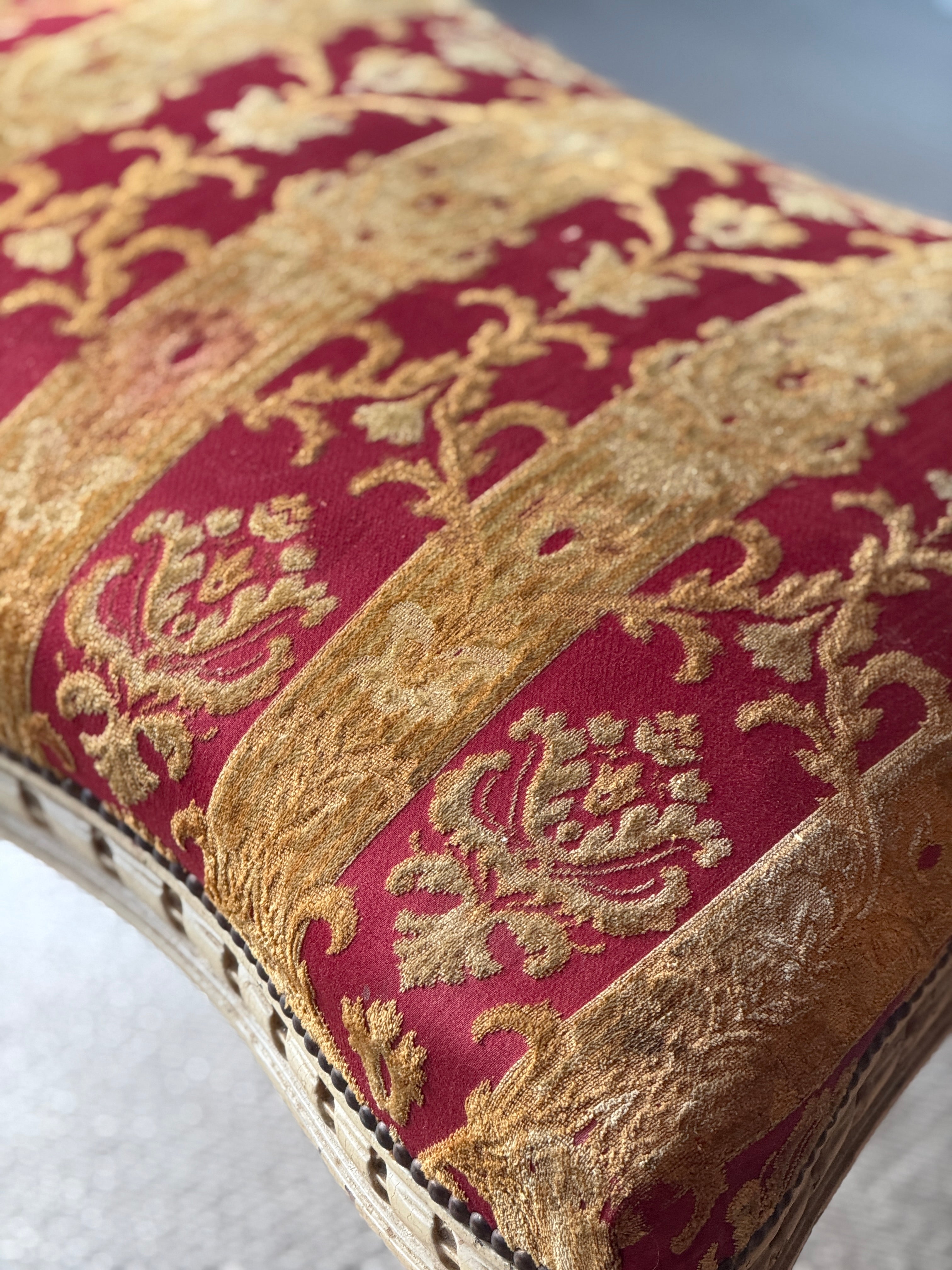 French 19th Century Ottoman Footstool