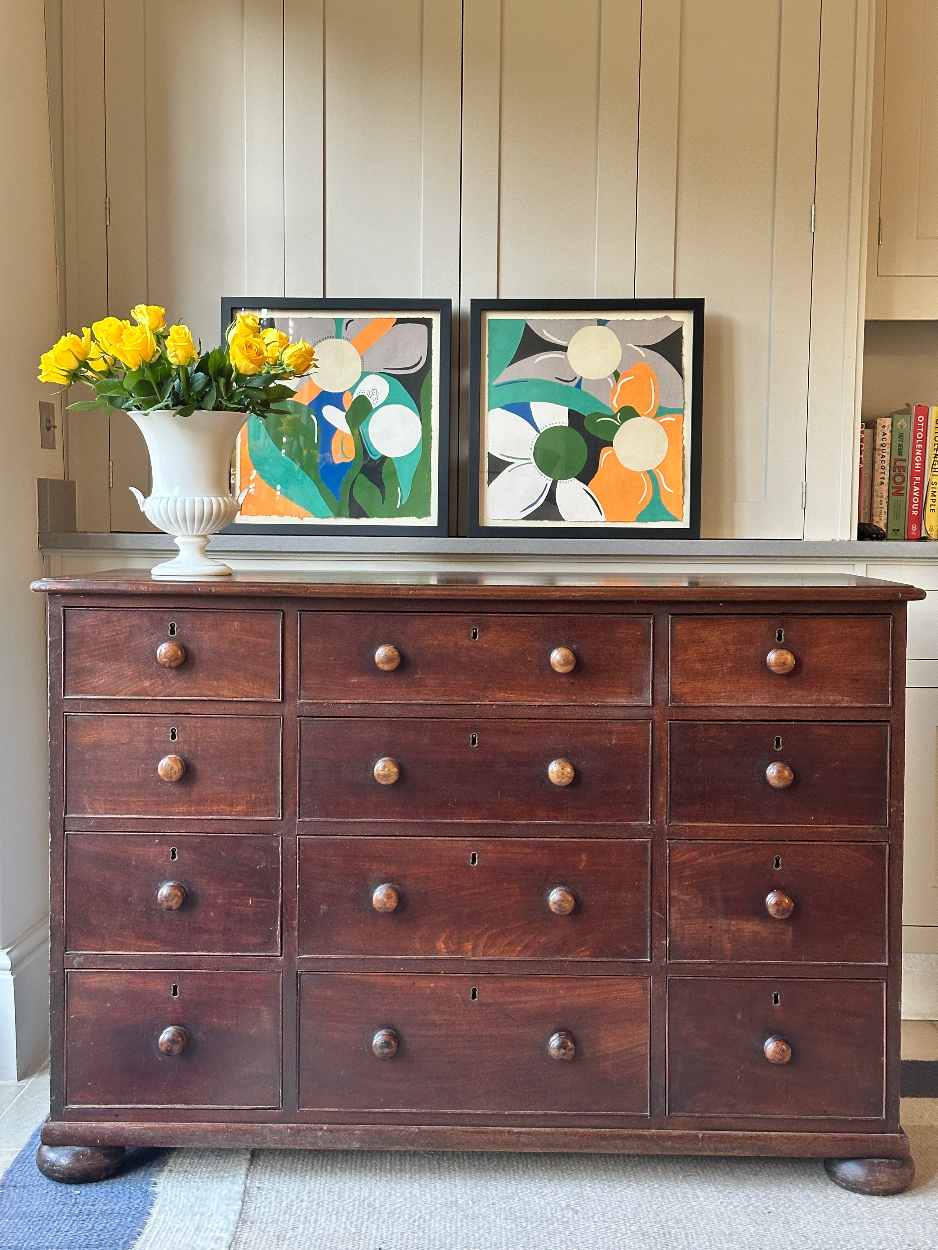 William IV Mahogany 12 Drawer chest - circa 1835