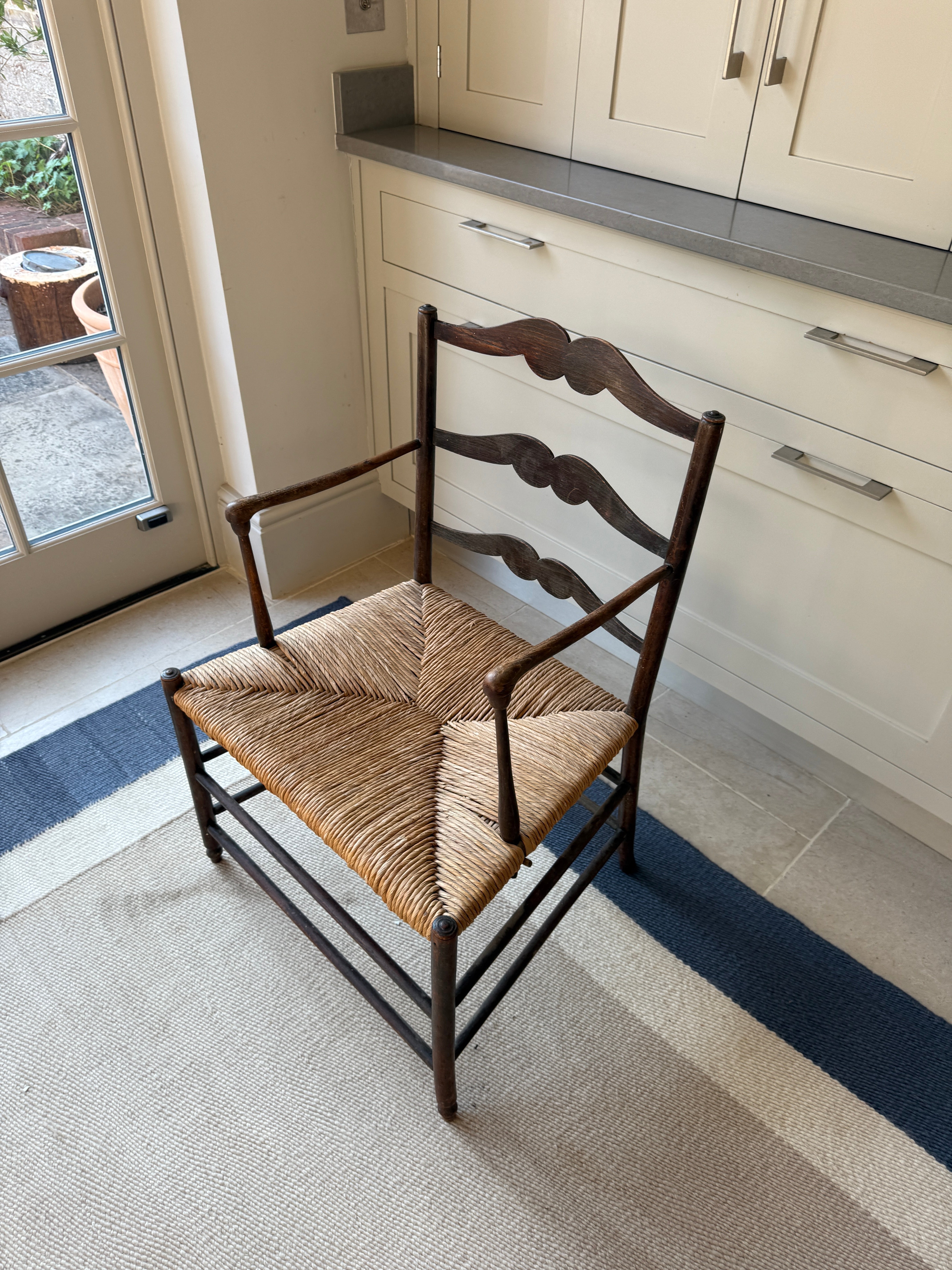 Small Rush Seat Chair