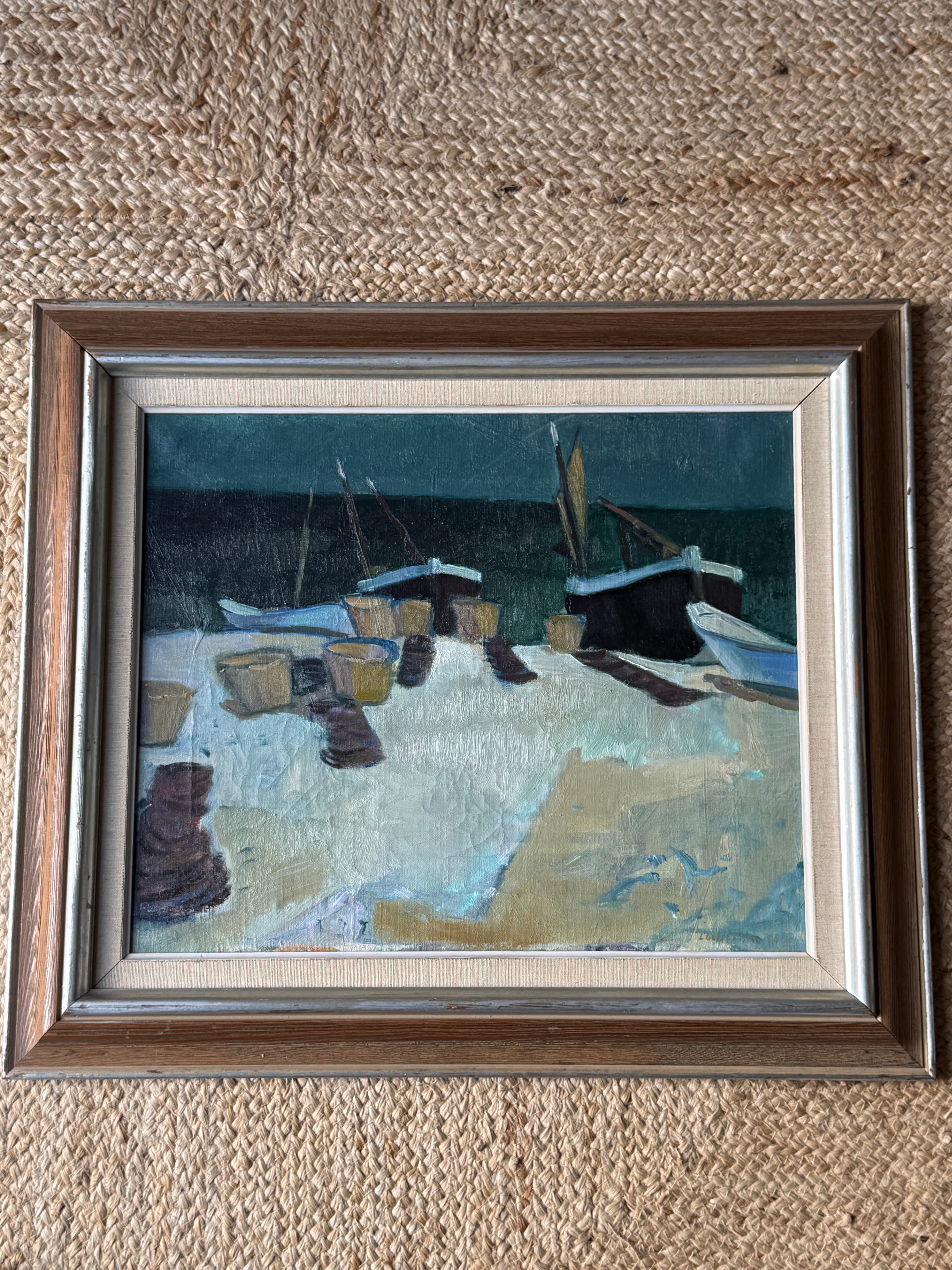 Framed Oil on Canvas by Swedish artist Georg Lodstrom