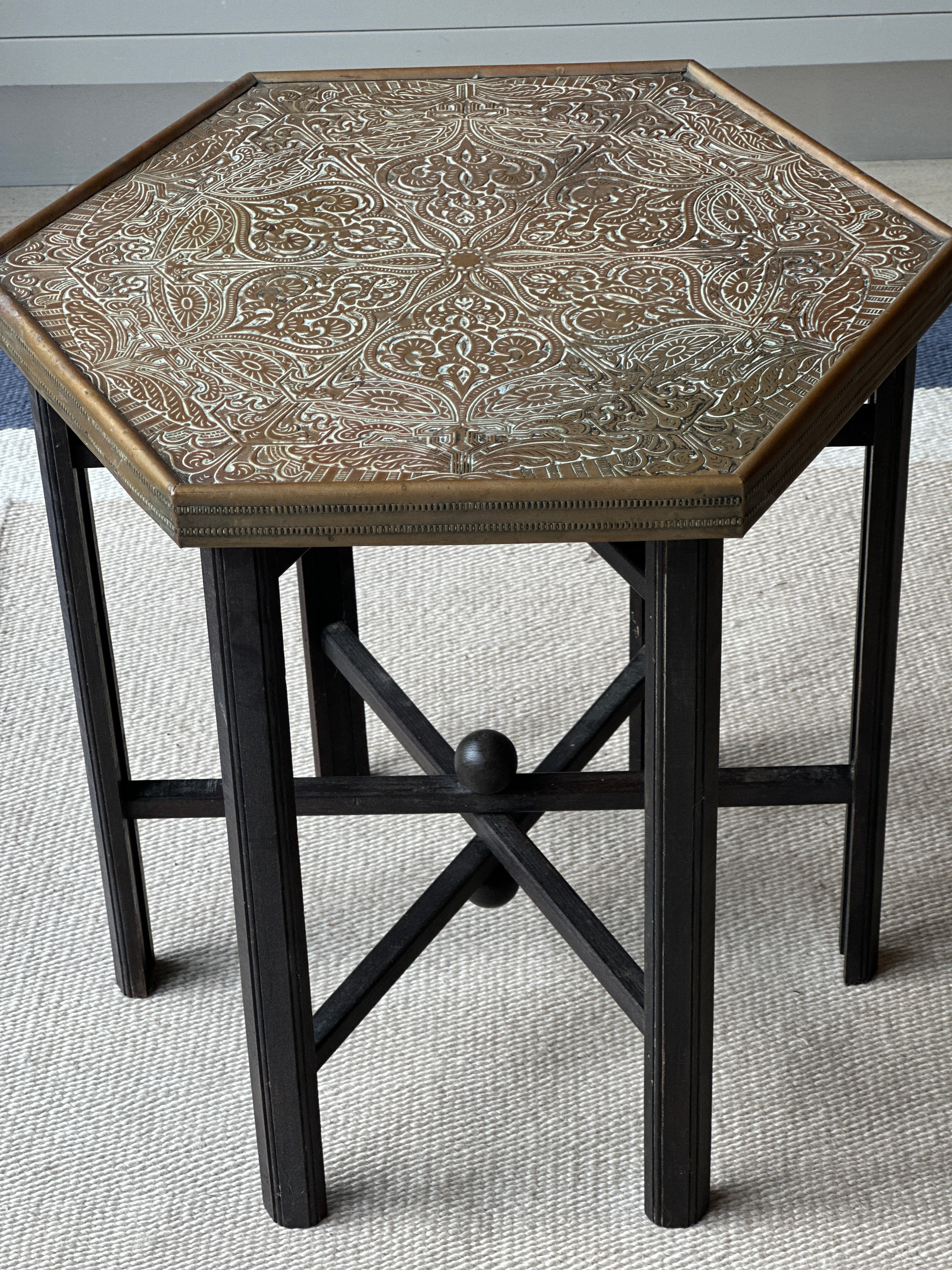 Brass Topped Eastern Table