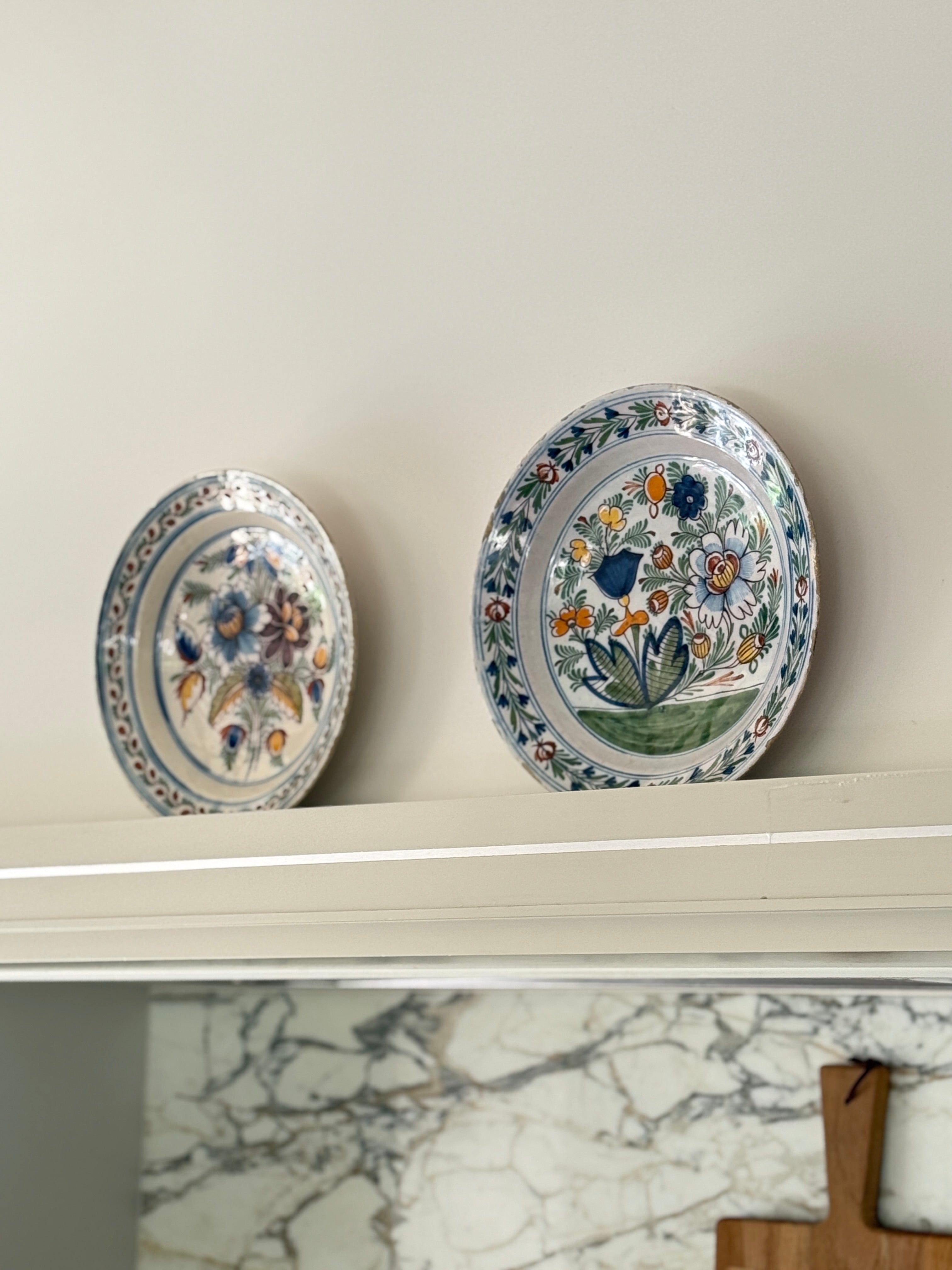 18th Century Polychrome Delft Charger