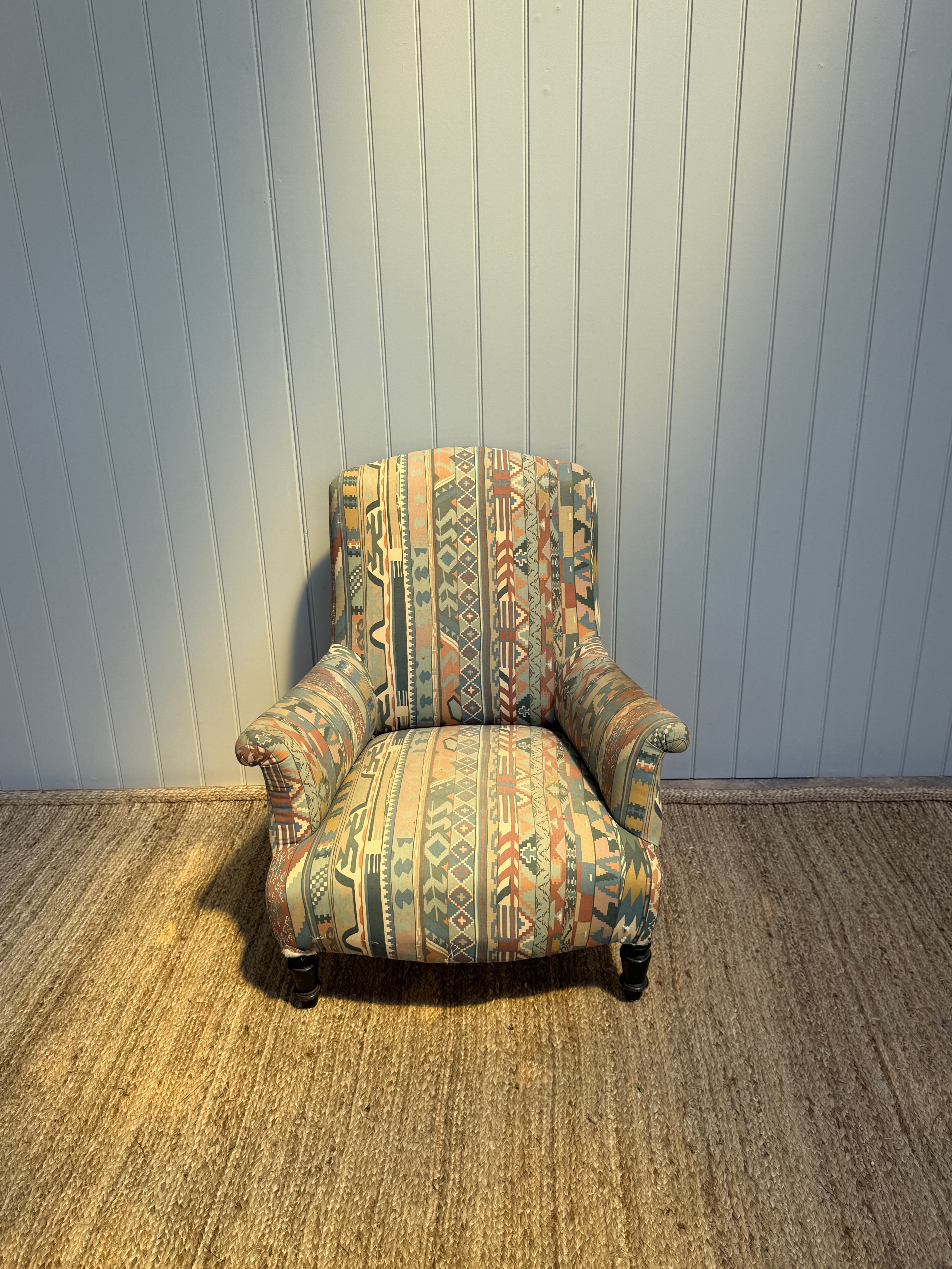 Single Floral Square Back