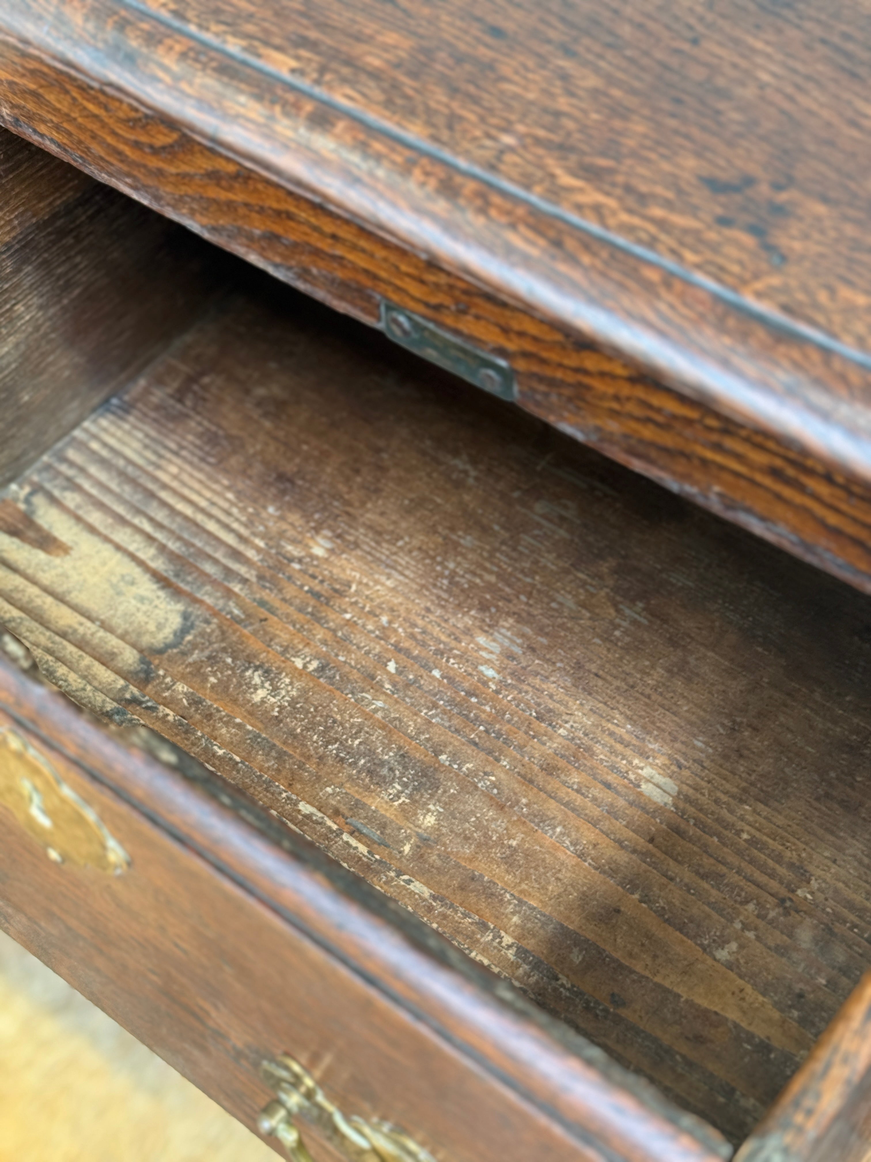 18th Century Oak Dresser Base