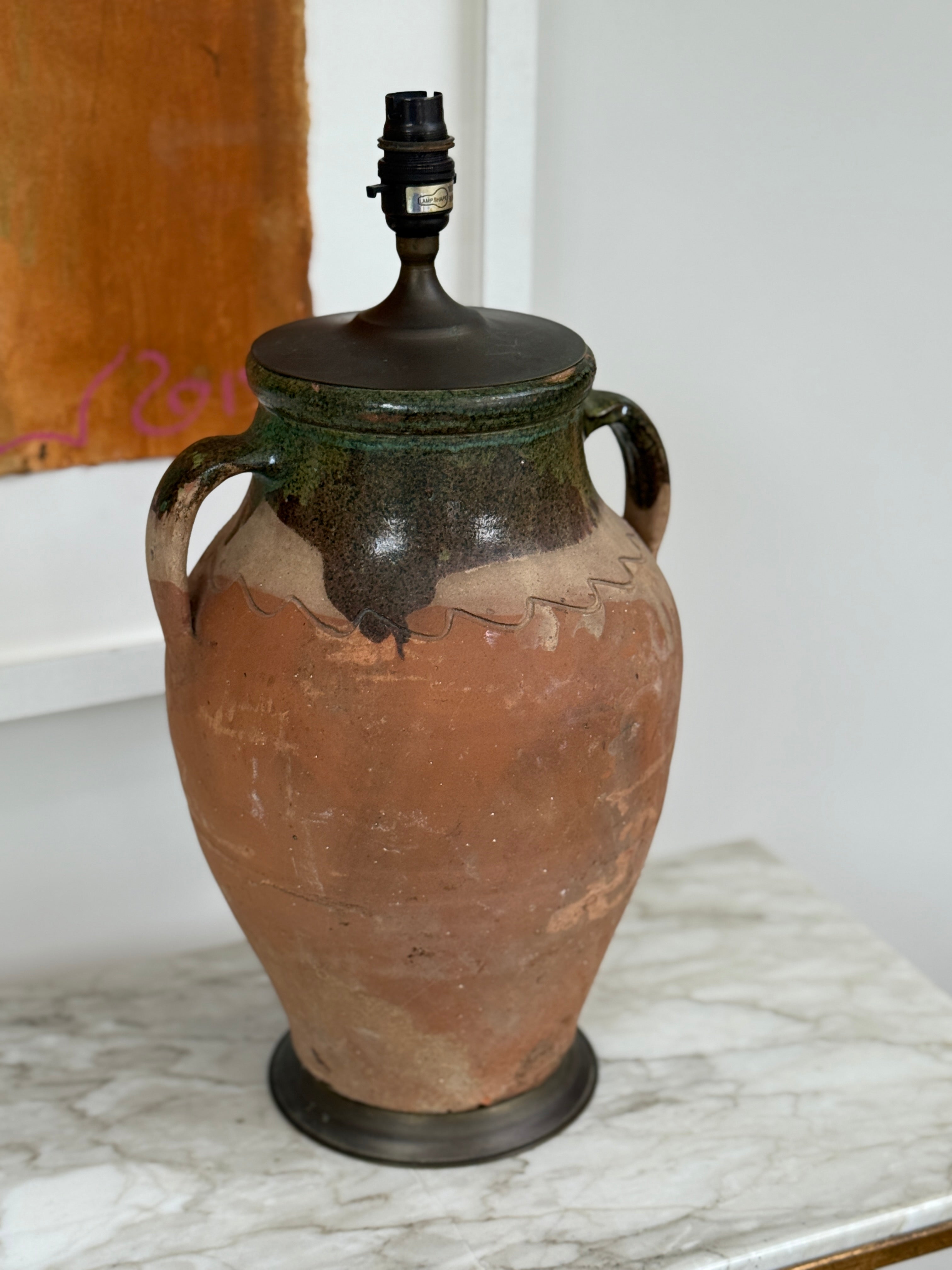 Terracotta Urn table Lamp