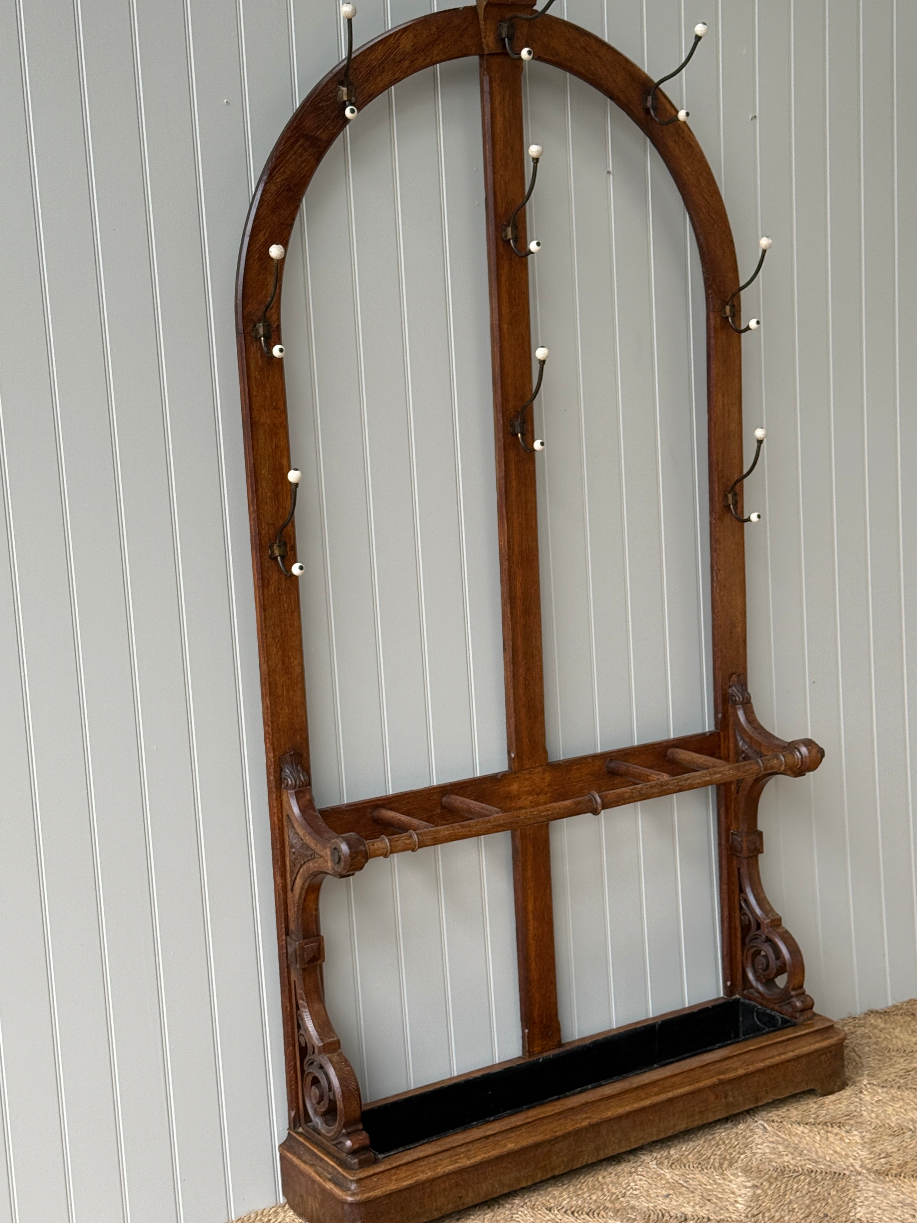 Large Victorian Hall Stand