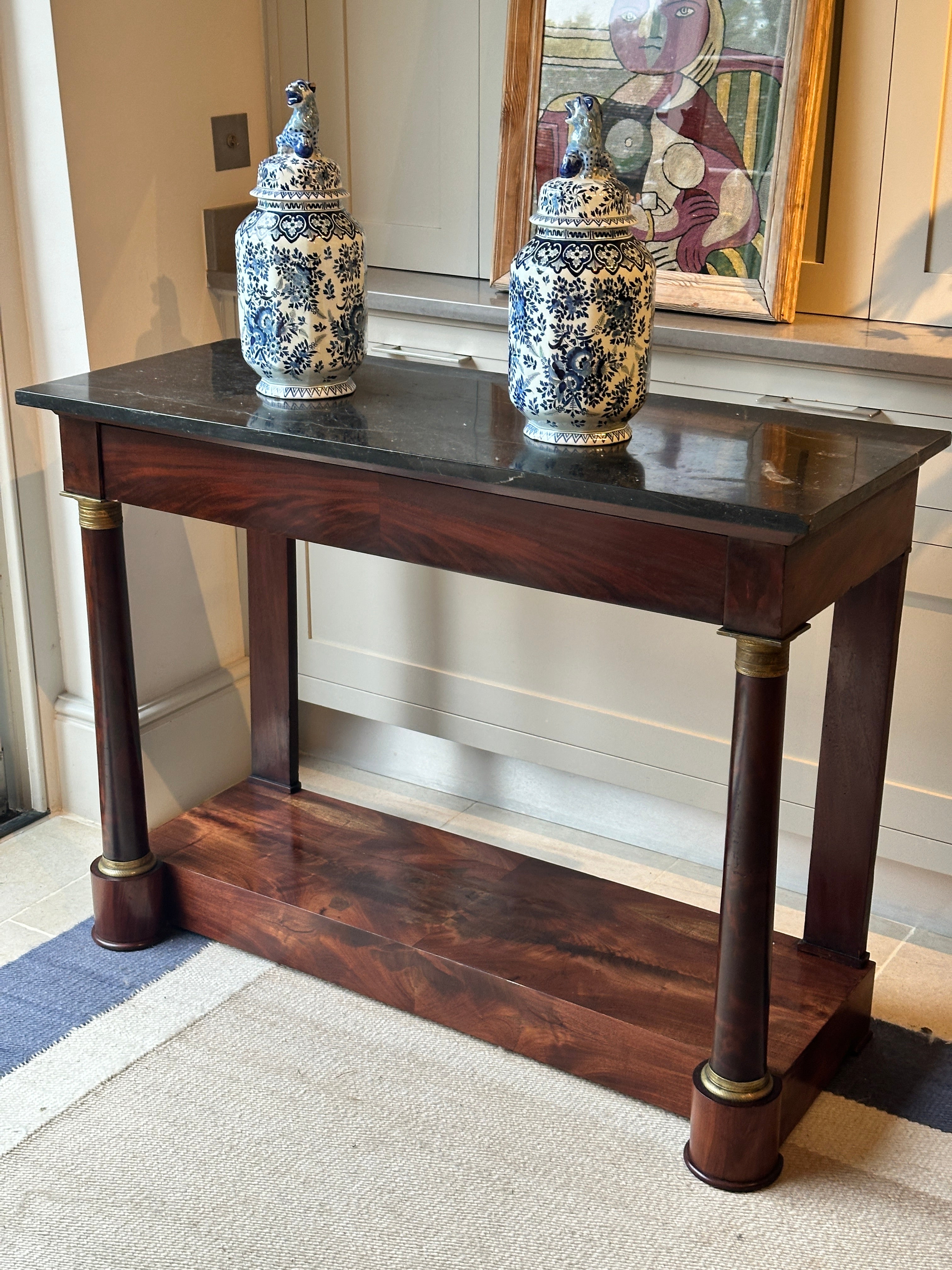 Beautiful French Empire Console Table