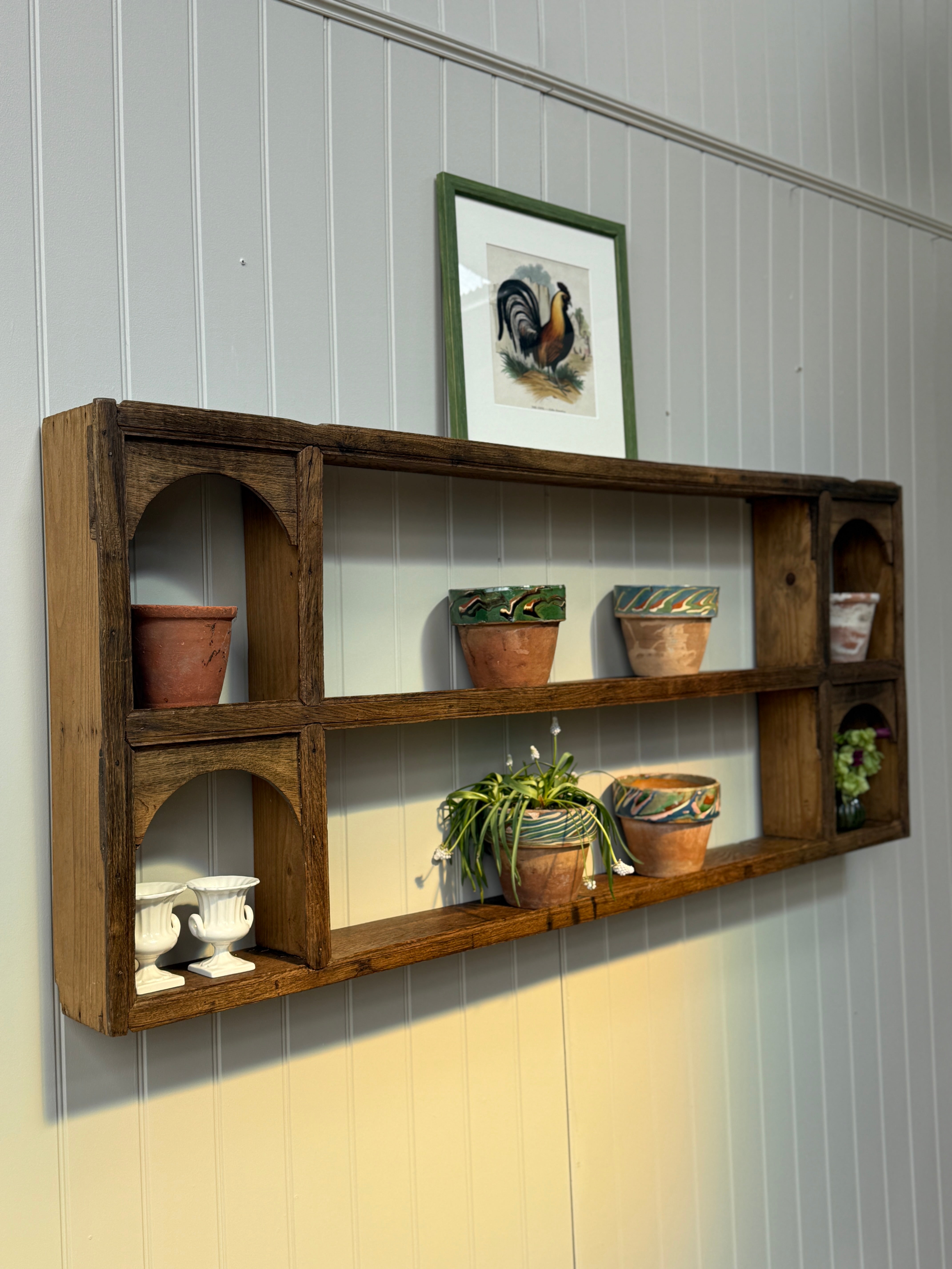 19th Century Solid Oak Rack