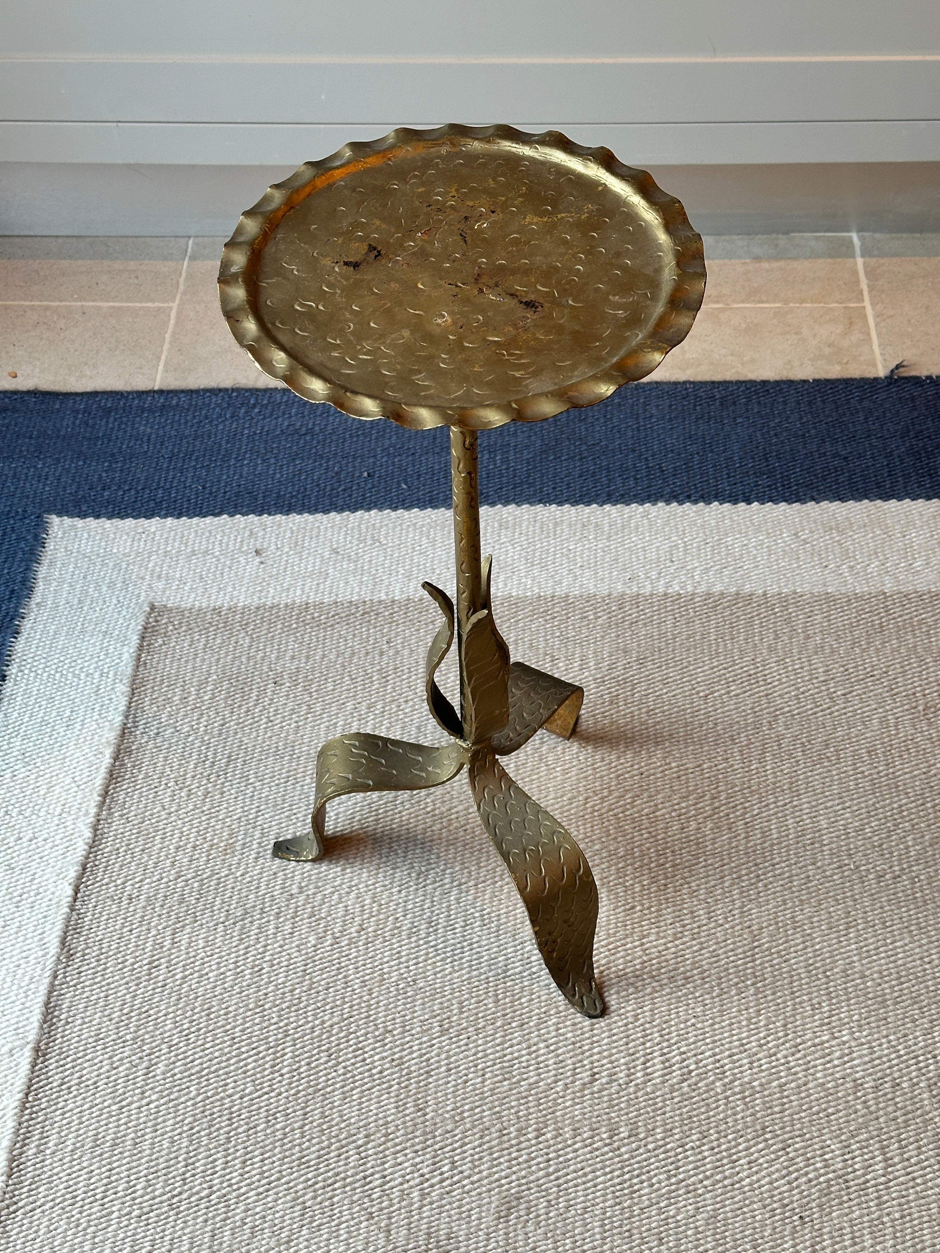 Original Spanish Gilt Metalwork Martini Table